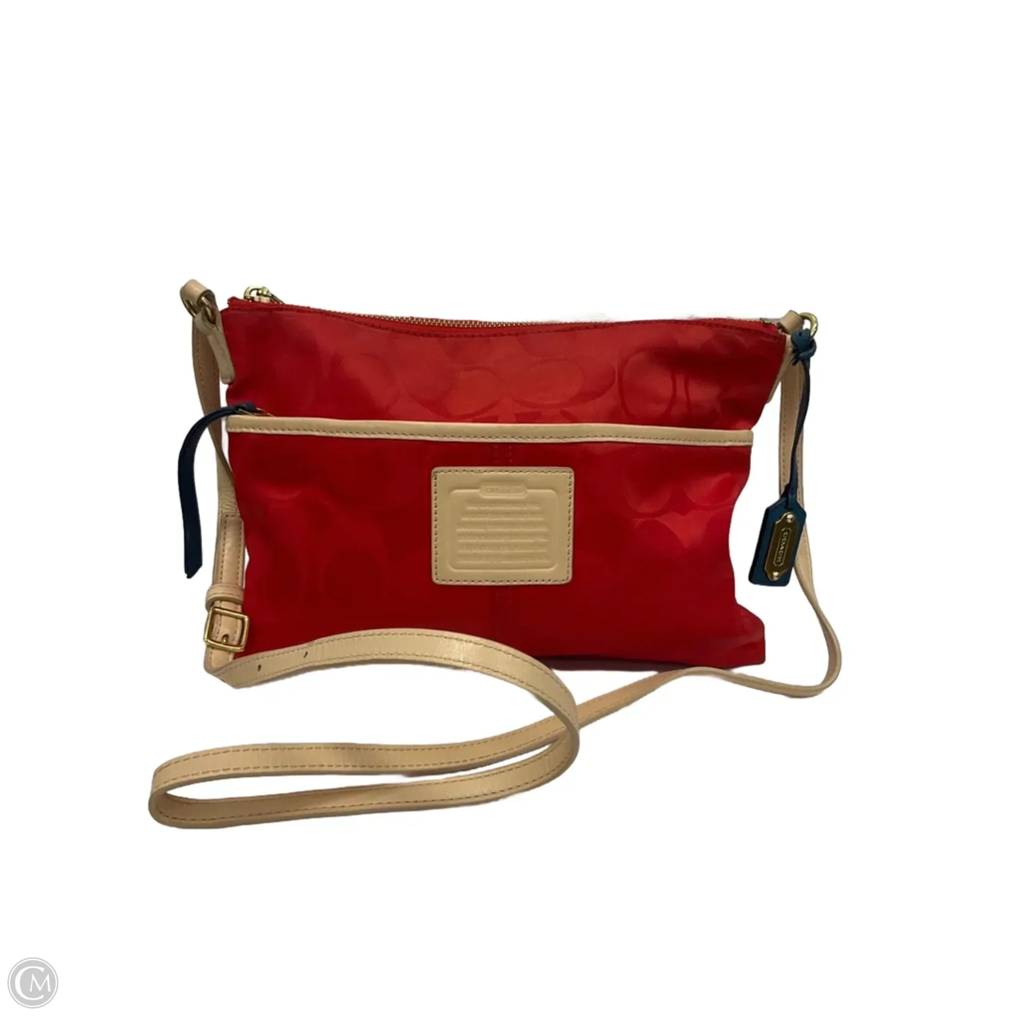 Crossbody Designer By Coach, Size: Medium