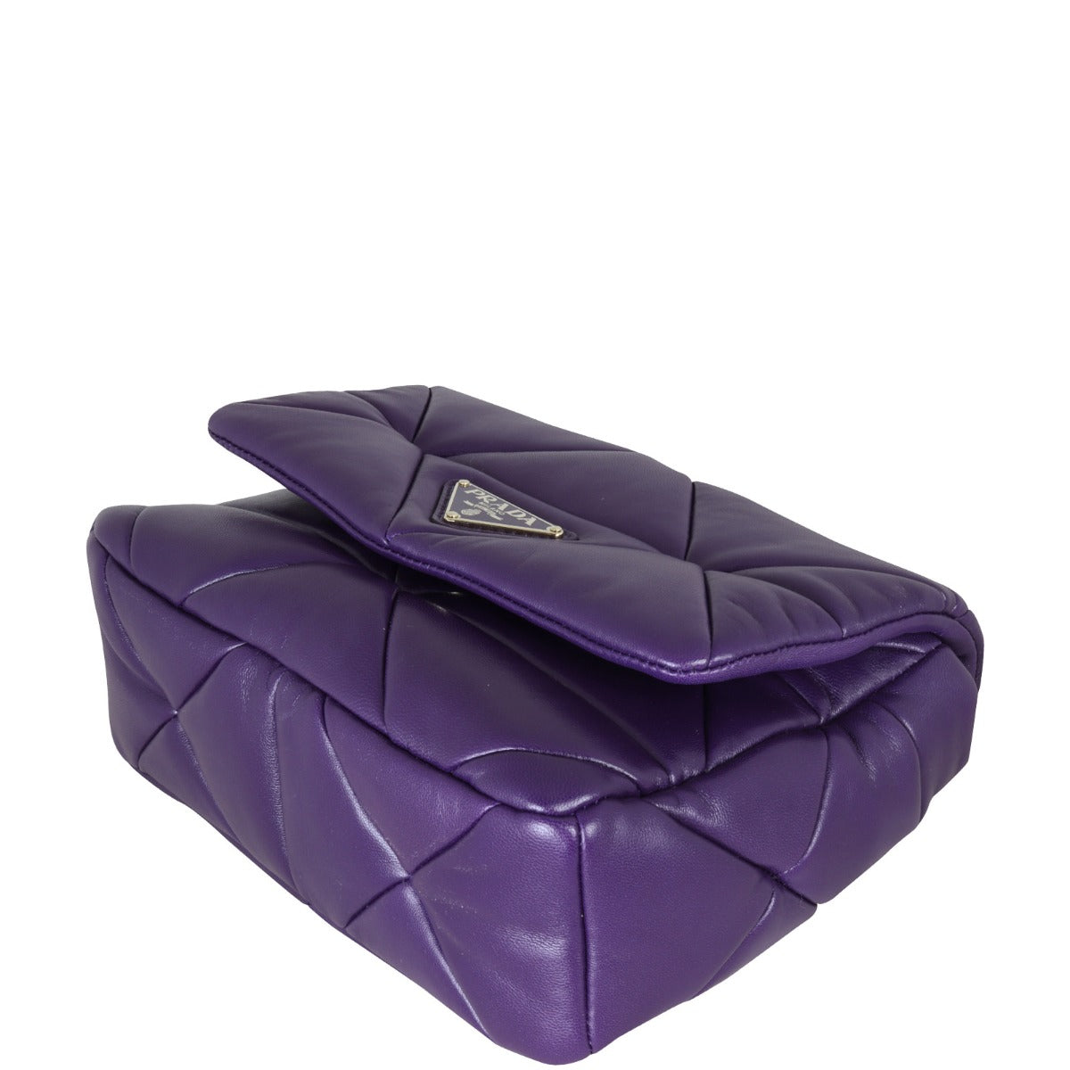 Prada System Padded Nappa Patchwork Shoulder Bag Medium