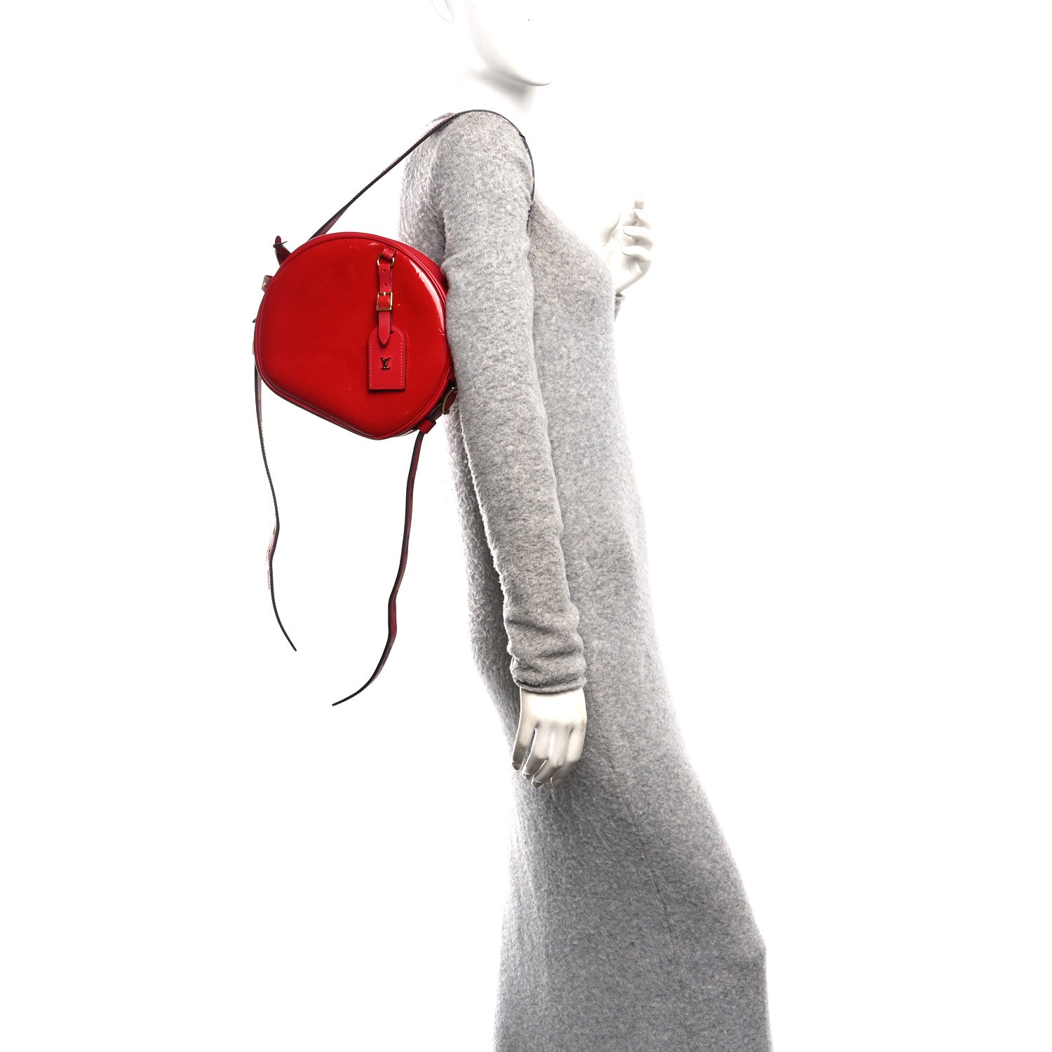 Vernis Boite Chapeau Souple MM Rouge
