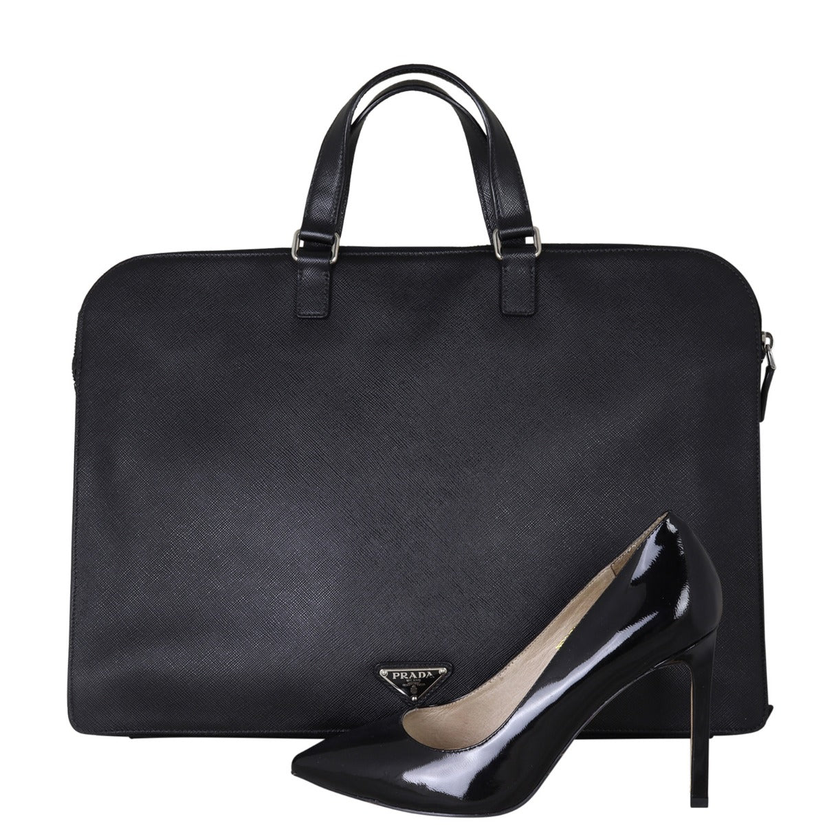 Prada Saffiano Lux Briefcase