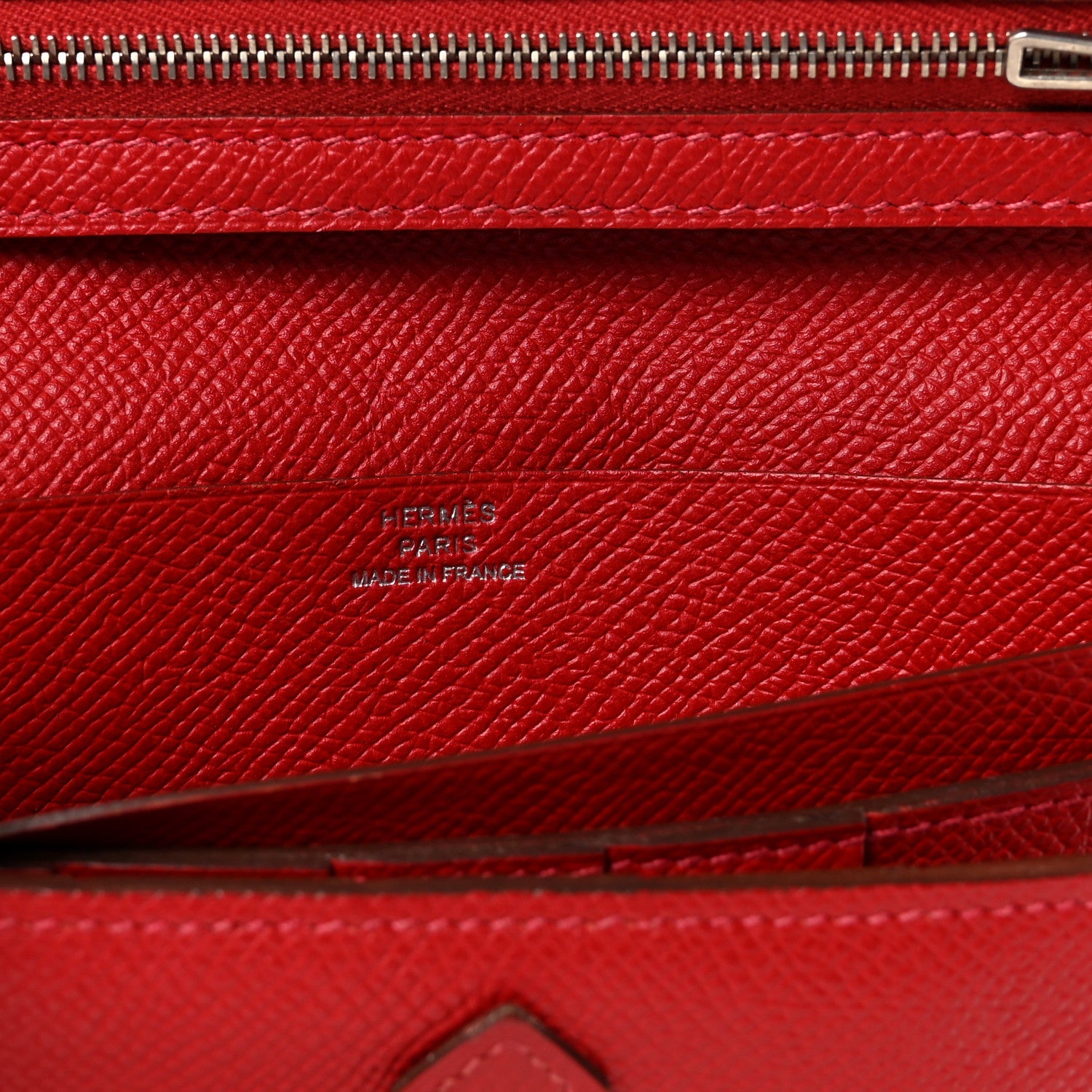 Epsom Bearn Gusset Wallet Rouge Casaque