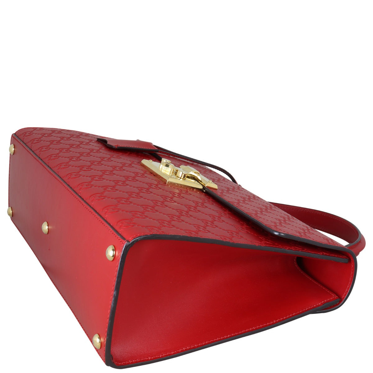 Gucci Guccissima Padlock Top Handle Bag Medium