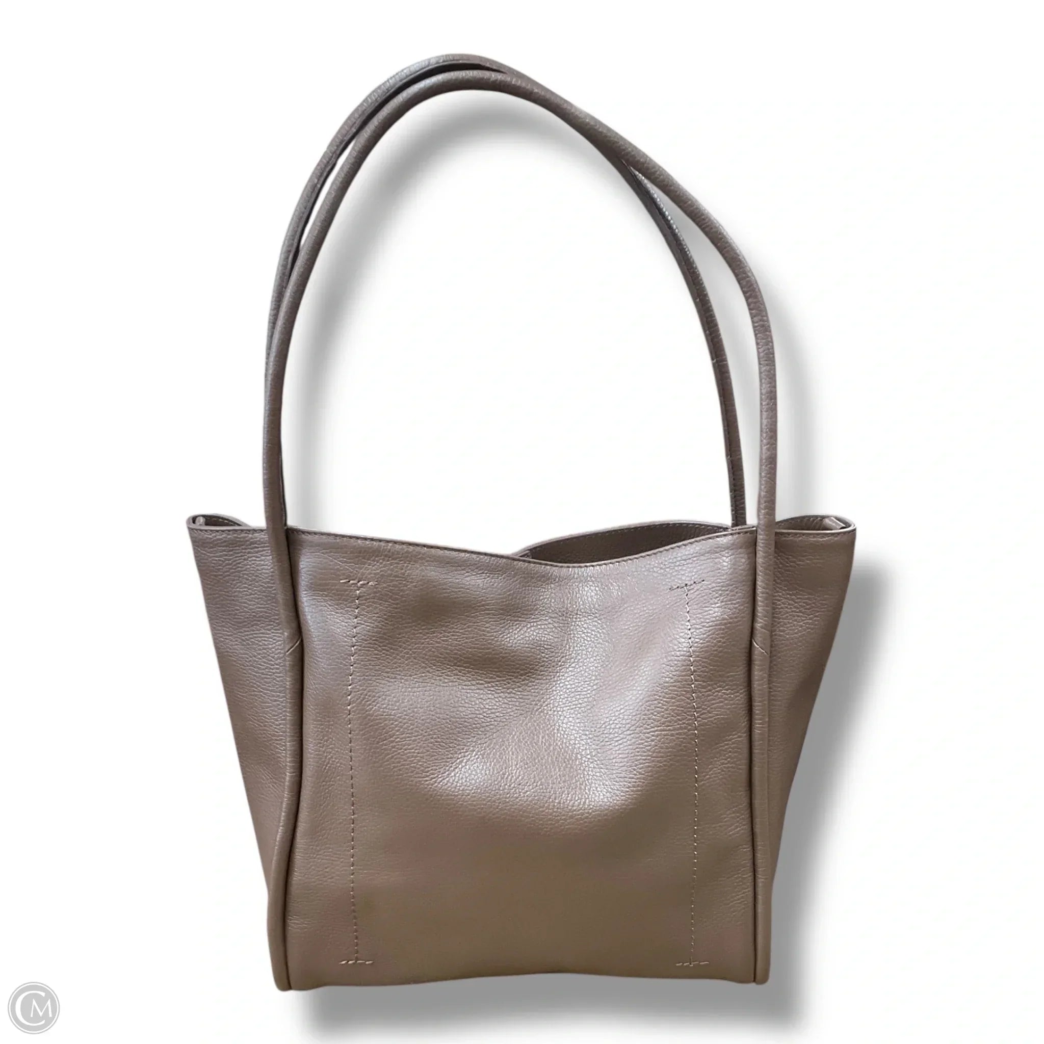 Handbag Leather By Cmc, Size: Large