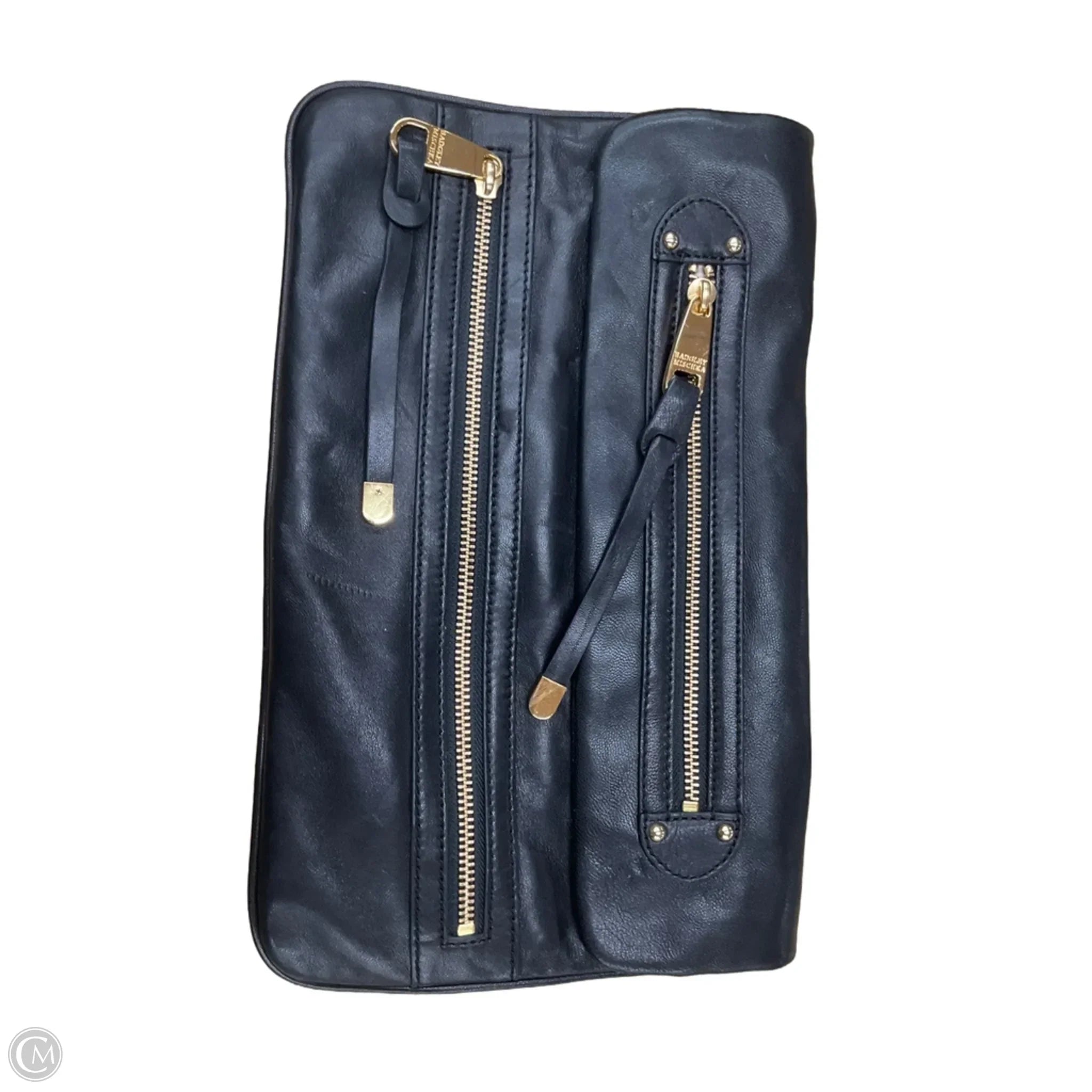 Handbag Leather By Badgley Mischka, Size: Large