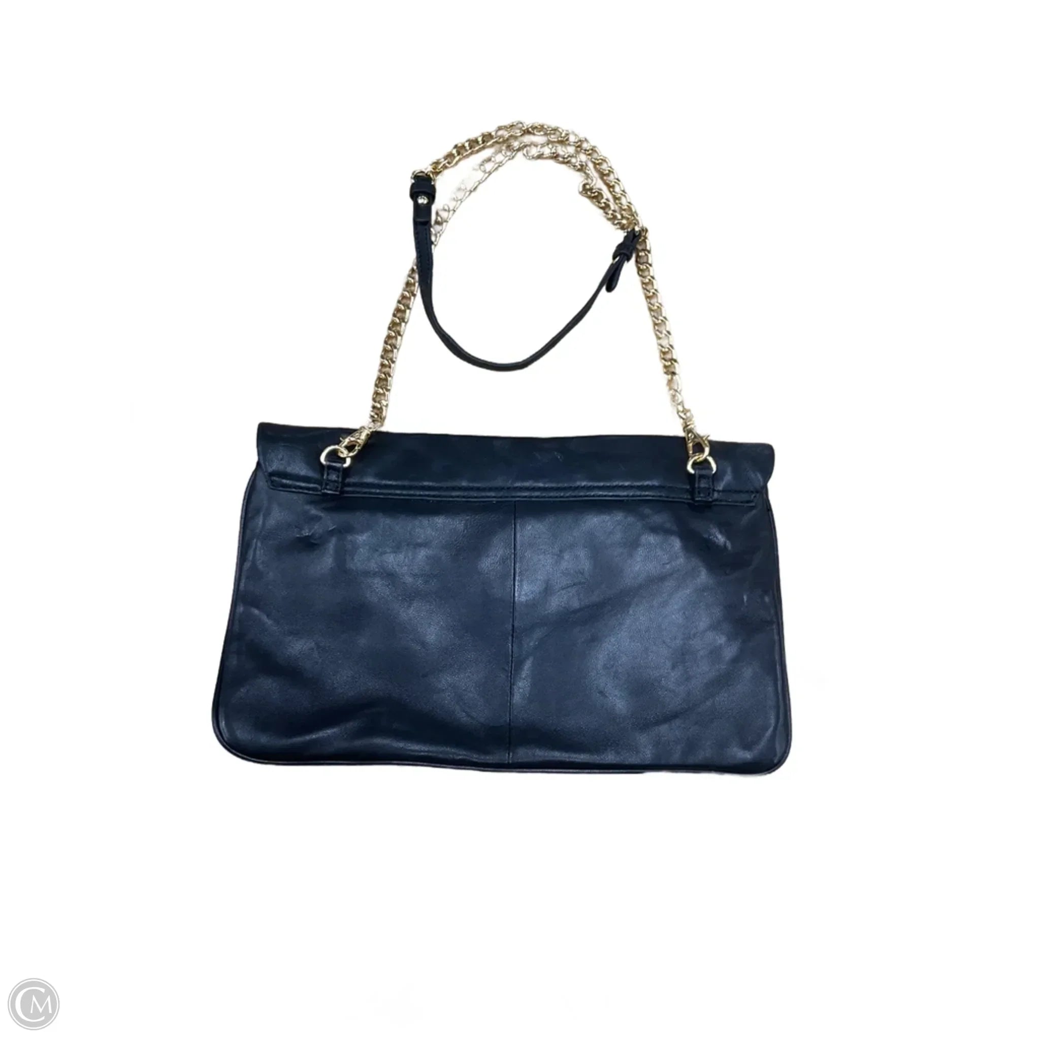 Handbag Leather By Badgley Mischka, Size: Large