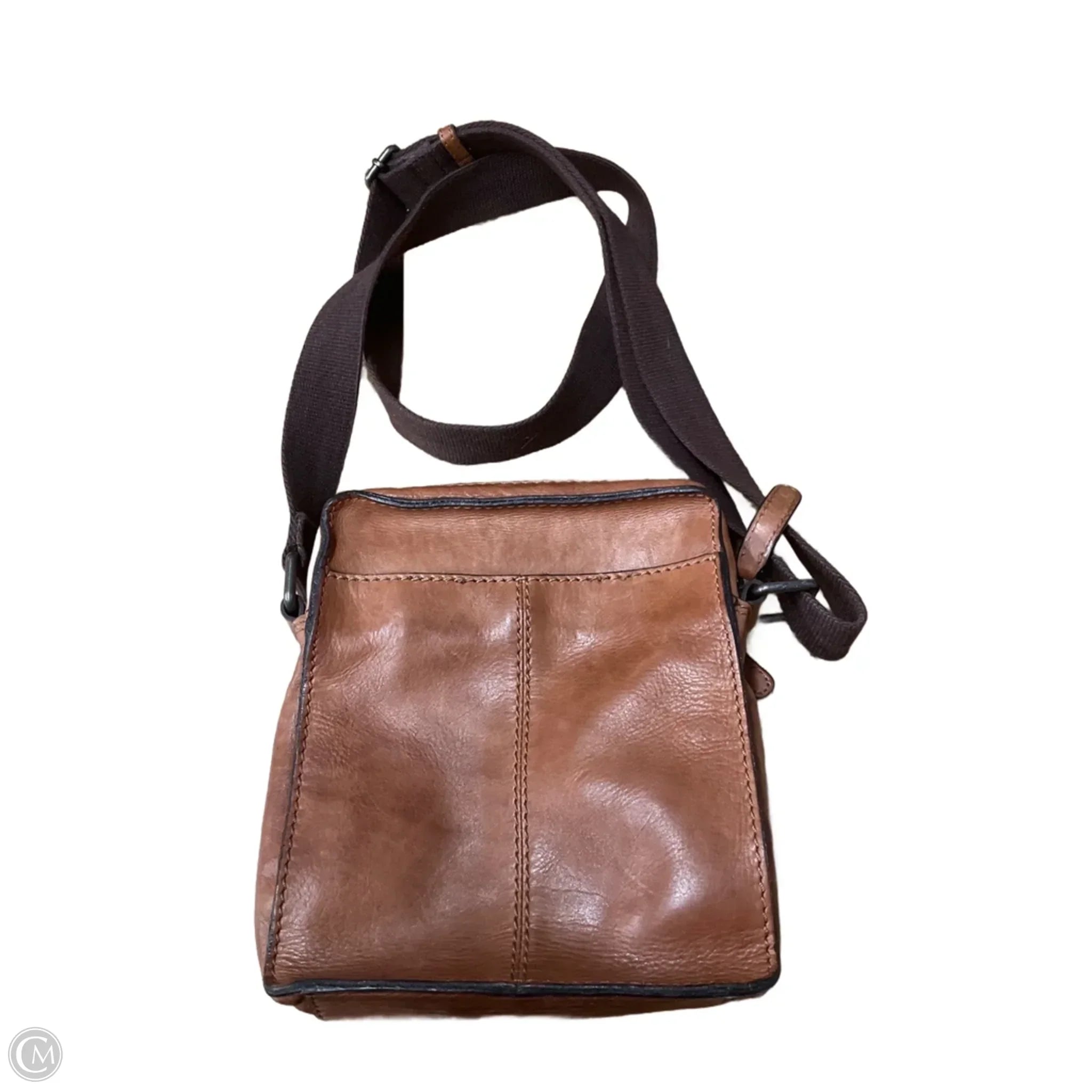 Crossbody Leather By Clothes Mentor, Size: Medium