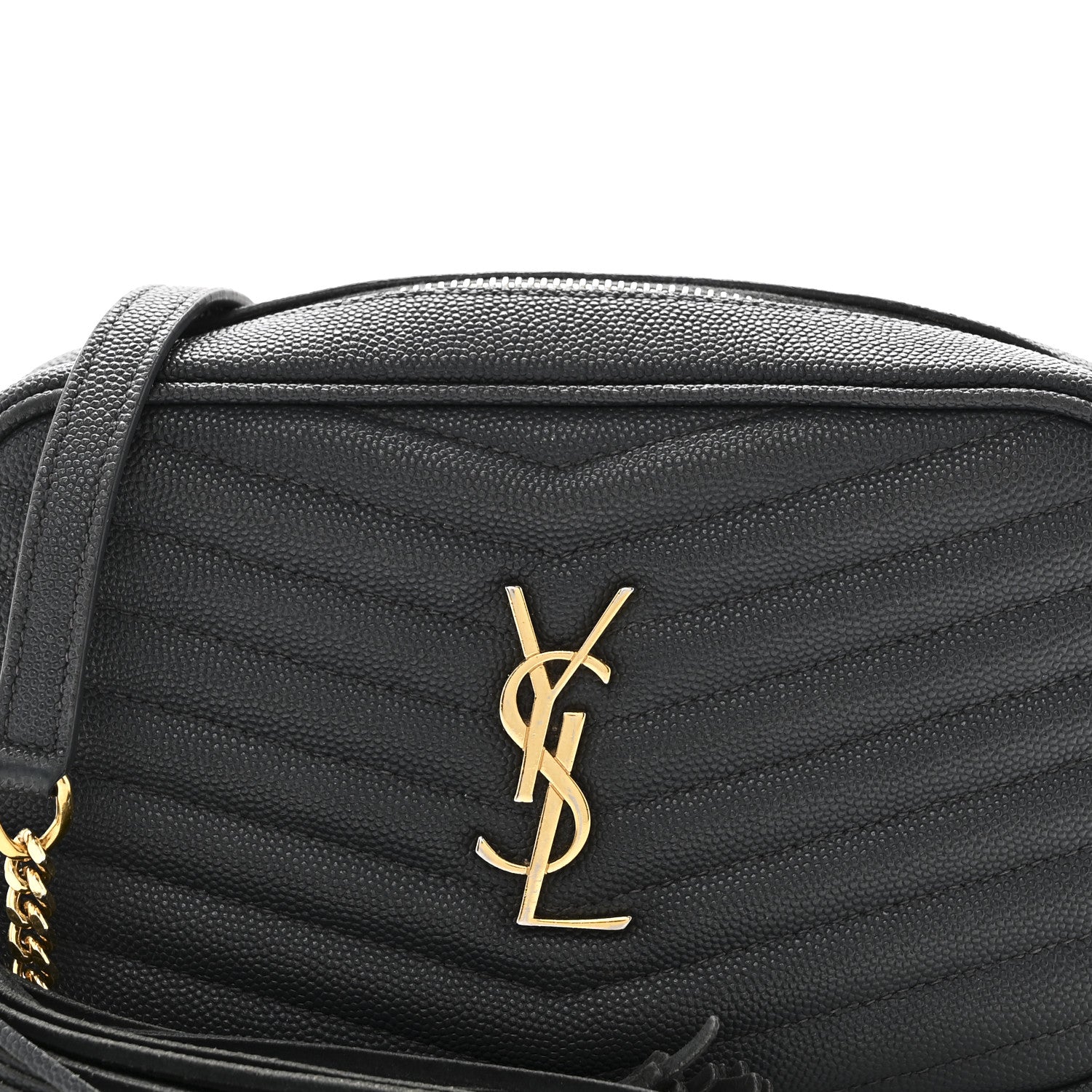 Grain De Poudre Matelasse Monogram Mini Lou Camera Bag Dark Smog