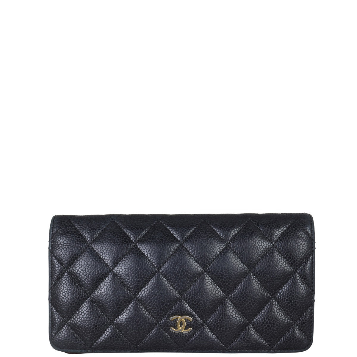 Chanel Classic CC Yen Wallet | Gold Hardware
