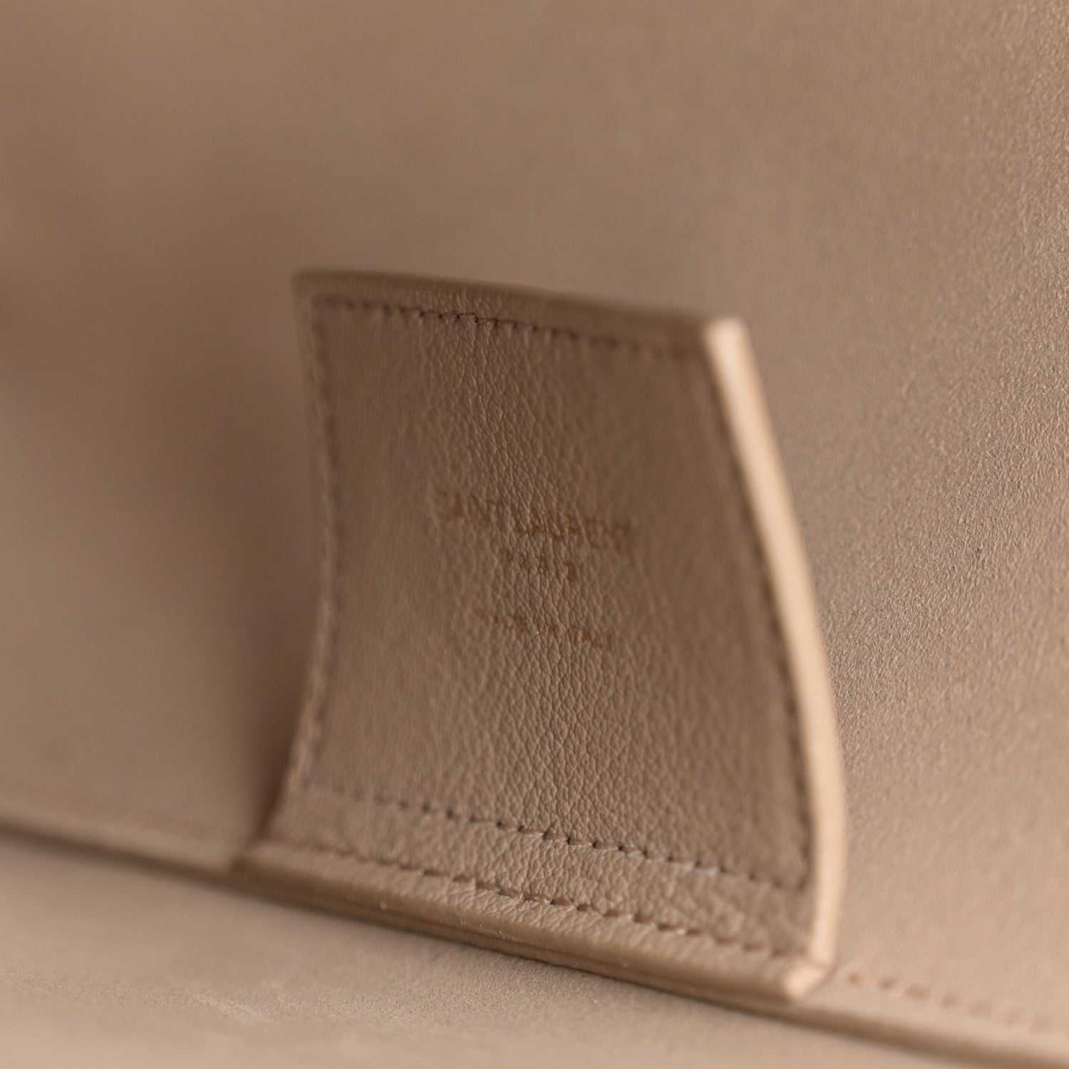 Calfskin Toy Shopping Tote Nude Powder