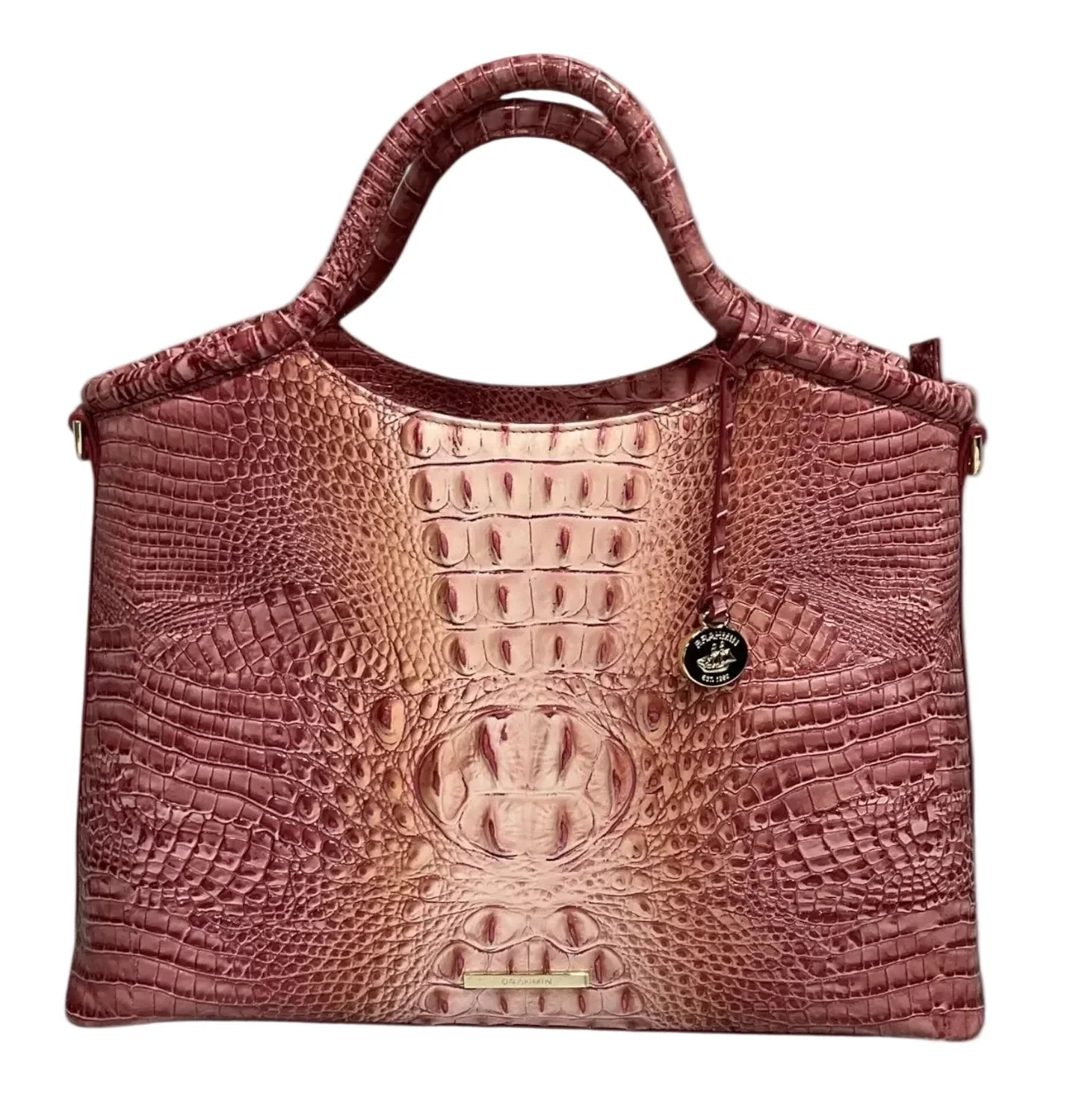 Handbag Designer By Brahmin, Size: Large