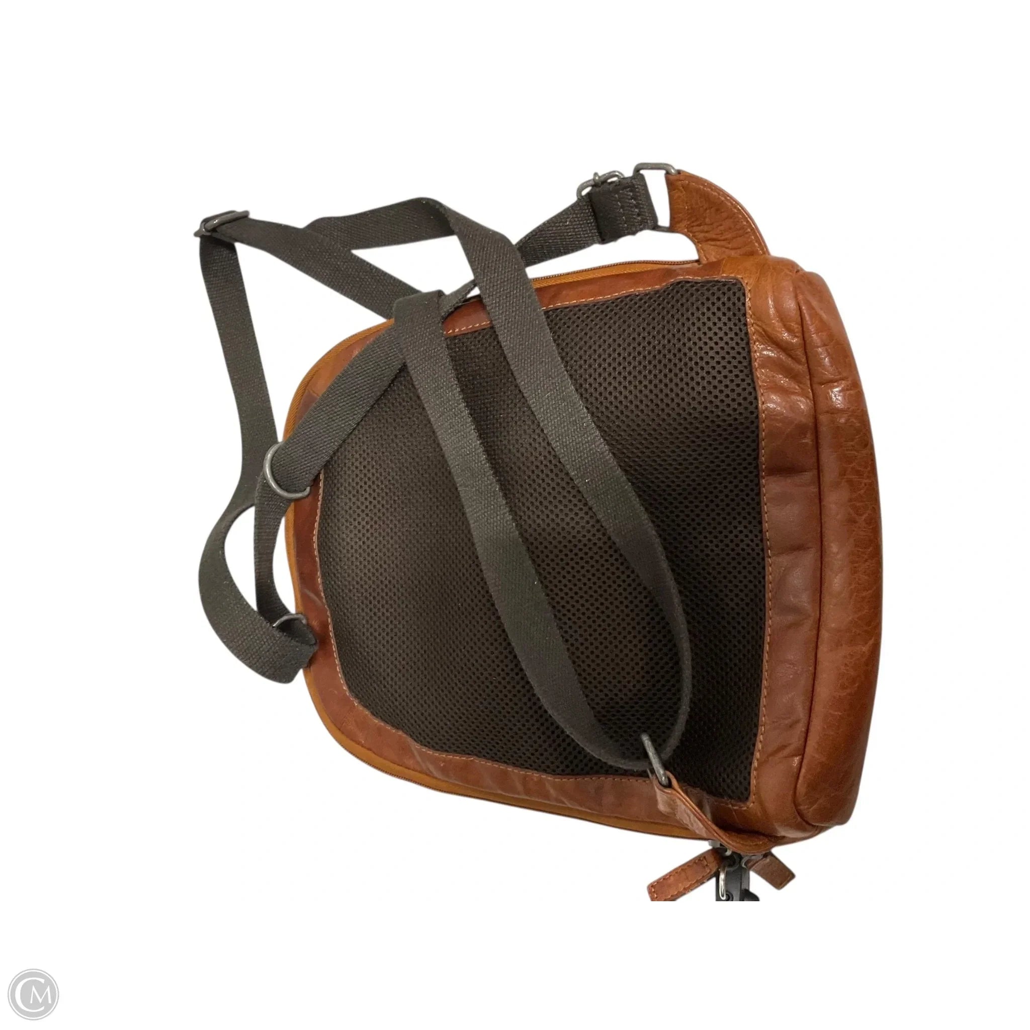 Backpack Leather By Clothes Mentor, Size: Medium