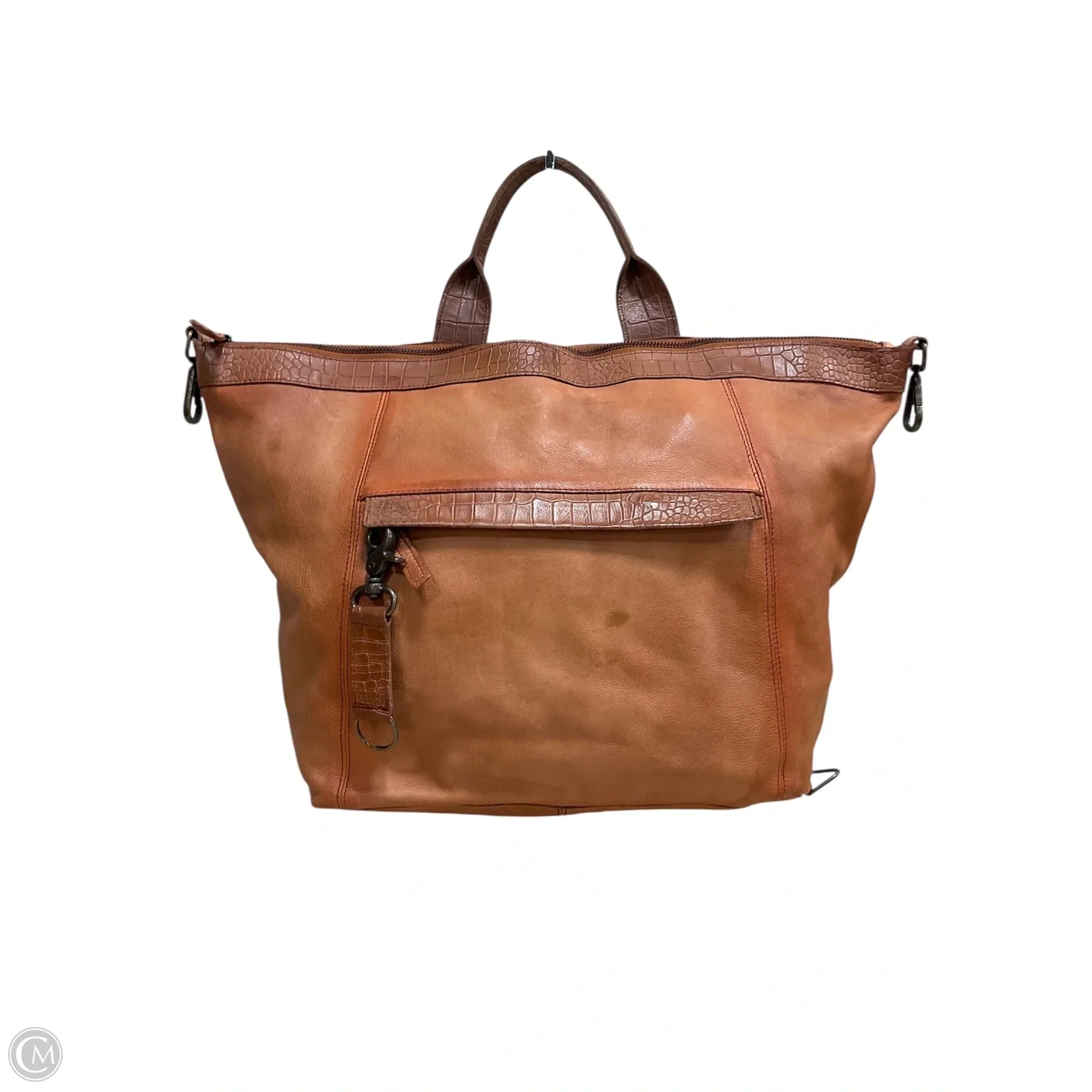Tote Leather By Free People, Size: Large