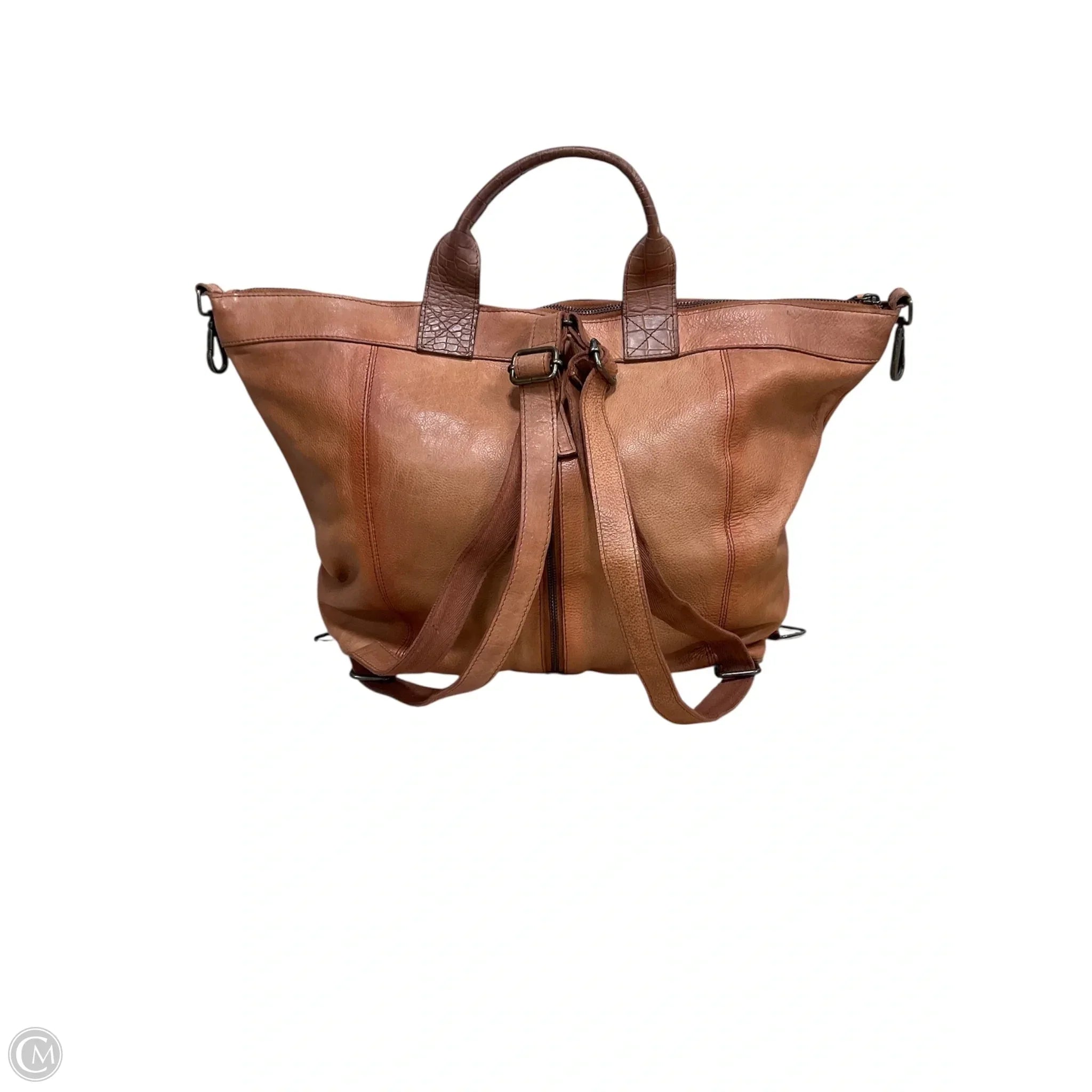 Tote Leather By Free People, Size: Large