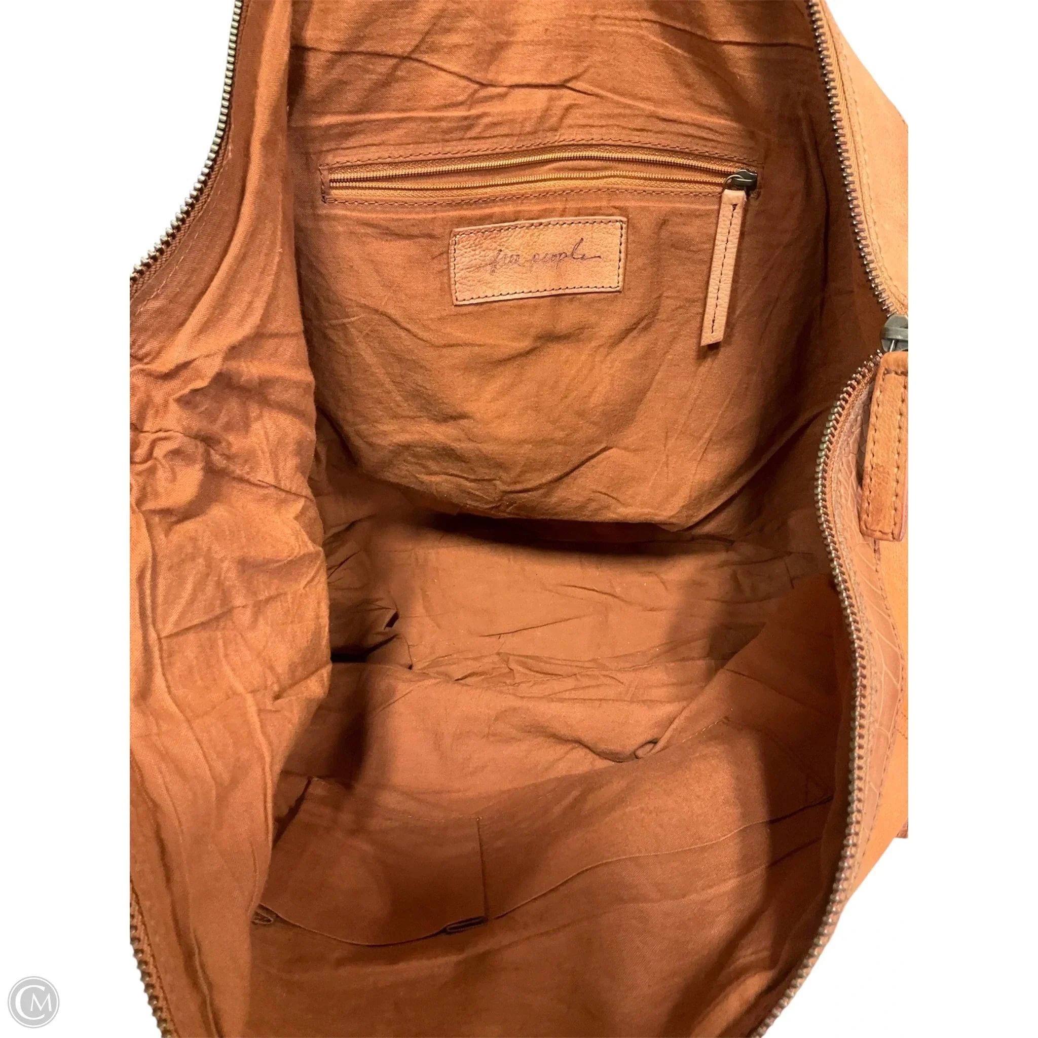 Tote Leather By Free People, Size: Large