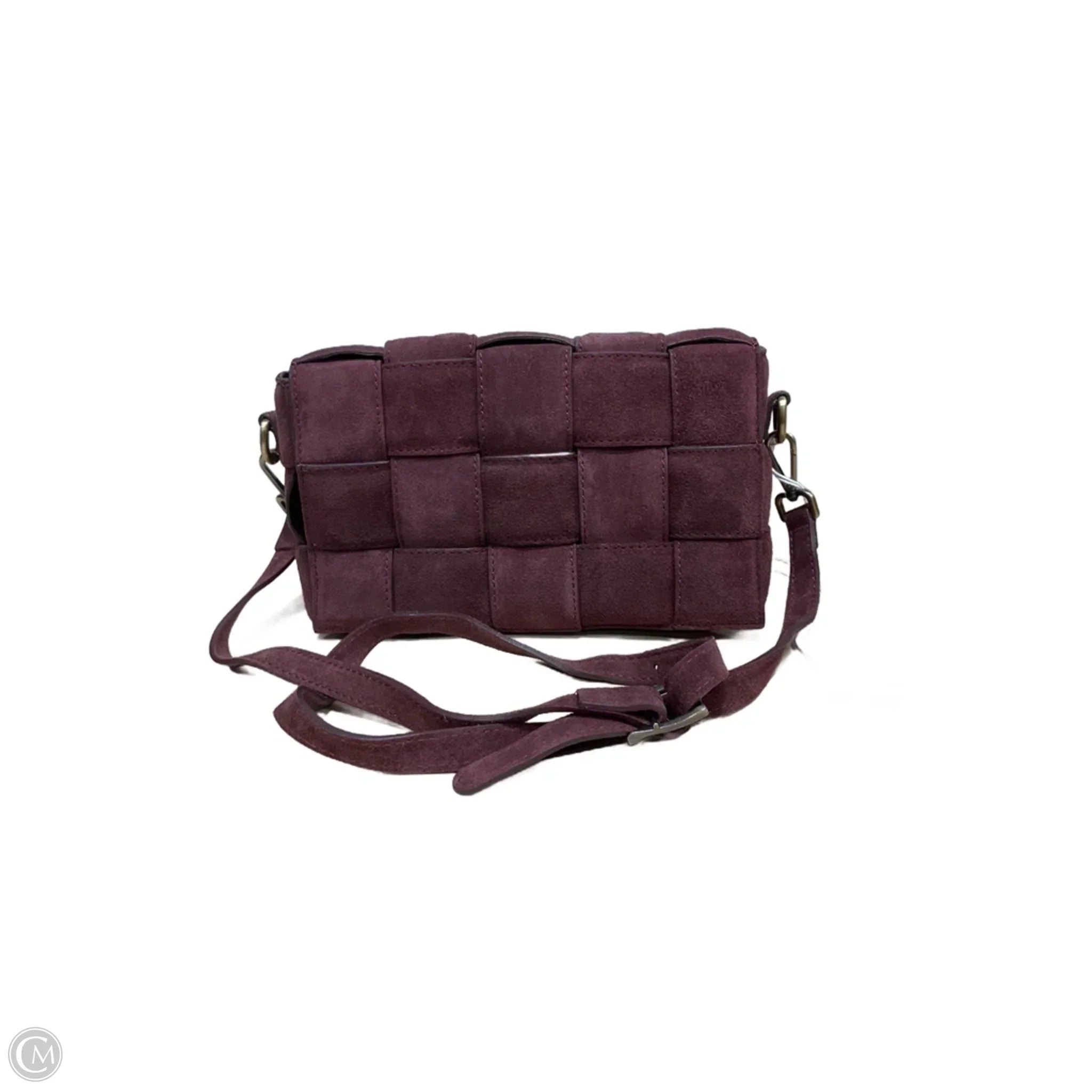 Crossbody Leather By Clothes Mentor, Size: Medium