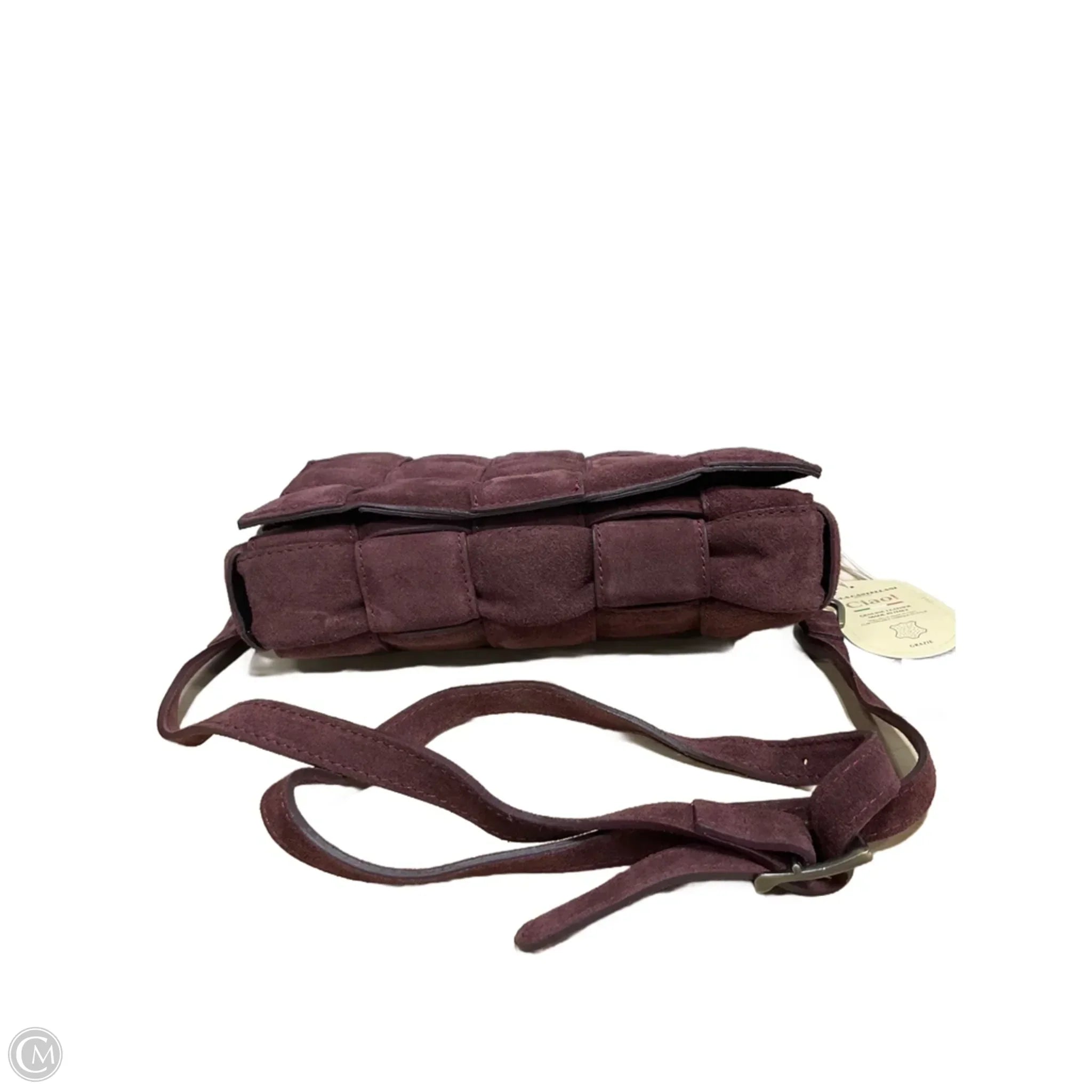 Crossbody Leather By Clothes Mentor, Size: Medium