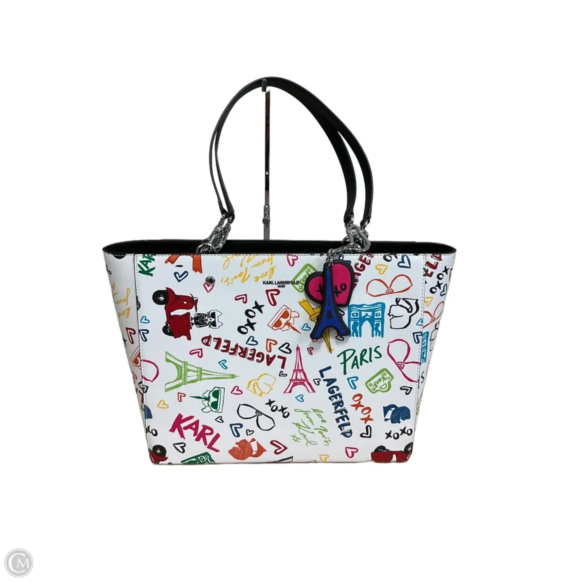 Tote Designer By Karl Lagerfeld, Size: Large