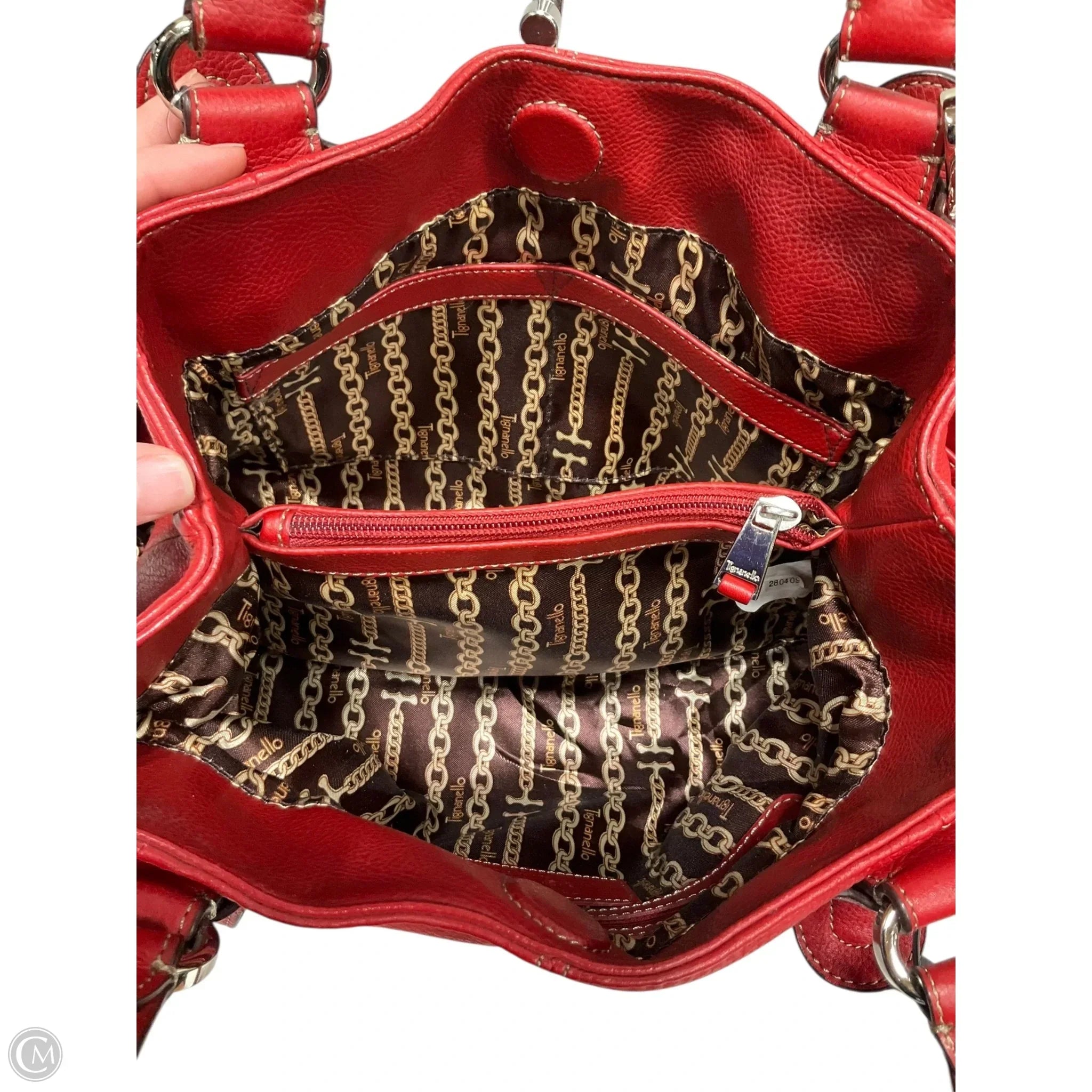 Handbag Leather By Tignanello  Purses, Size: Medium