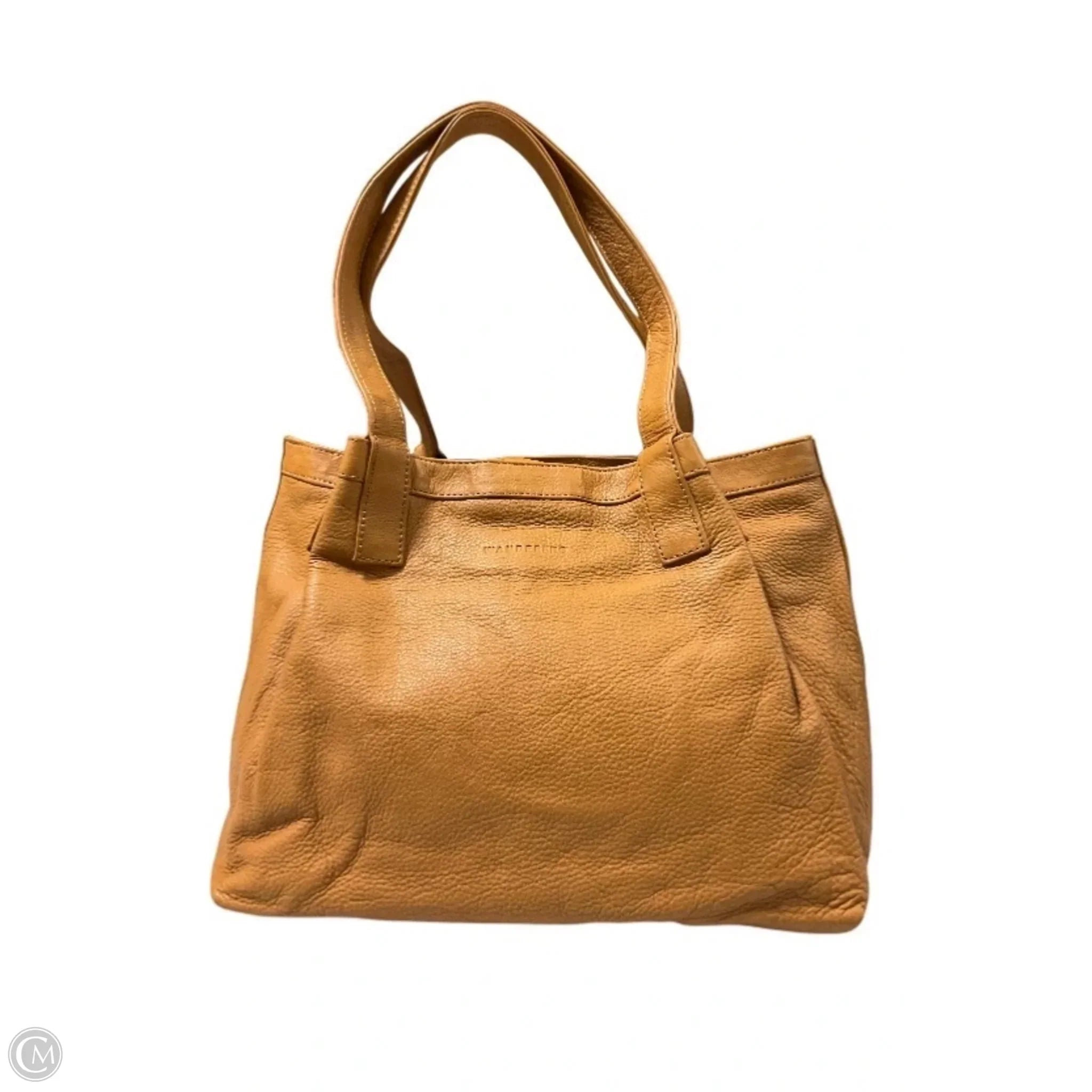 Handbag Leather By Cma, Size: Medium