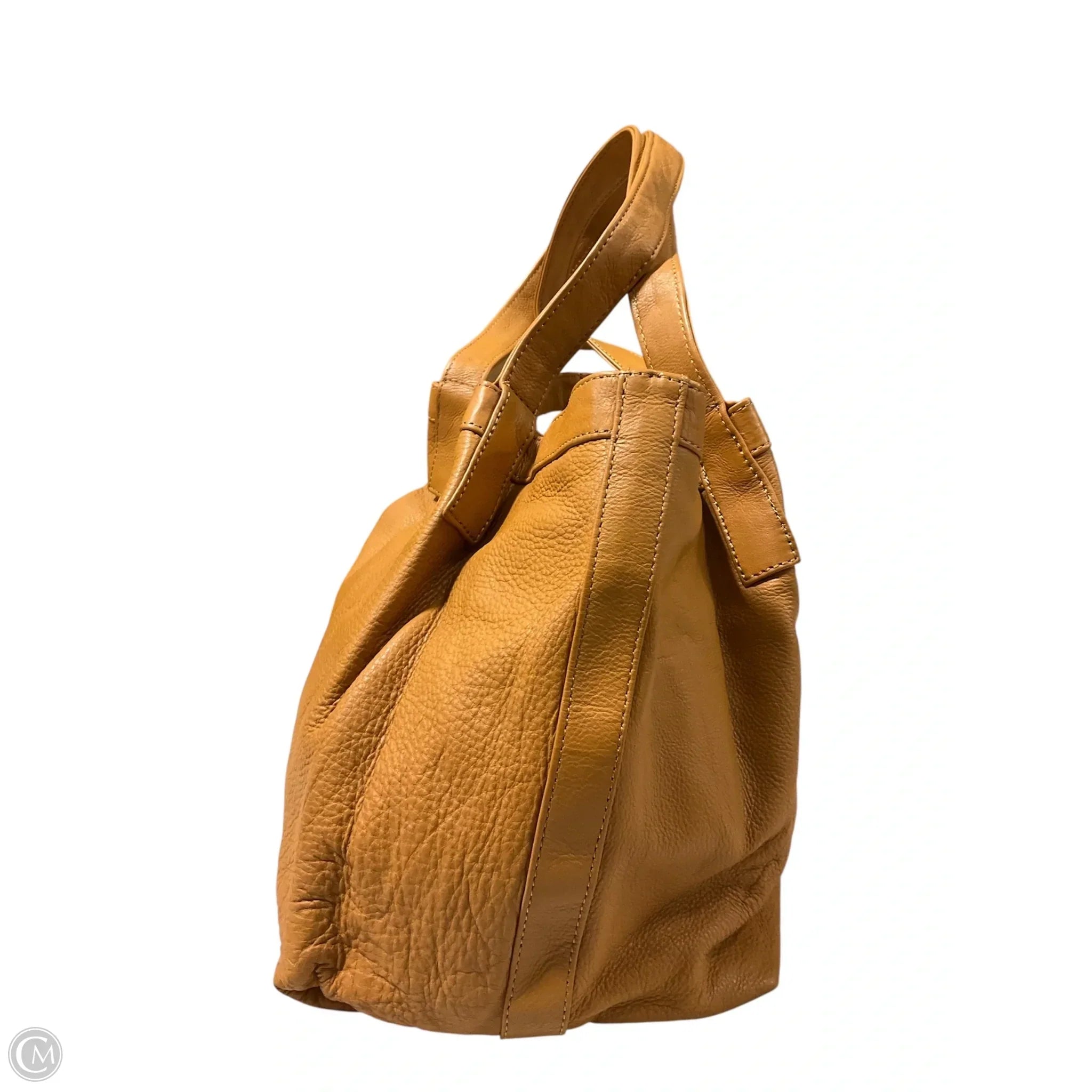 Handbag Leather By Cma, Size: Medium