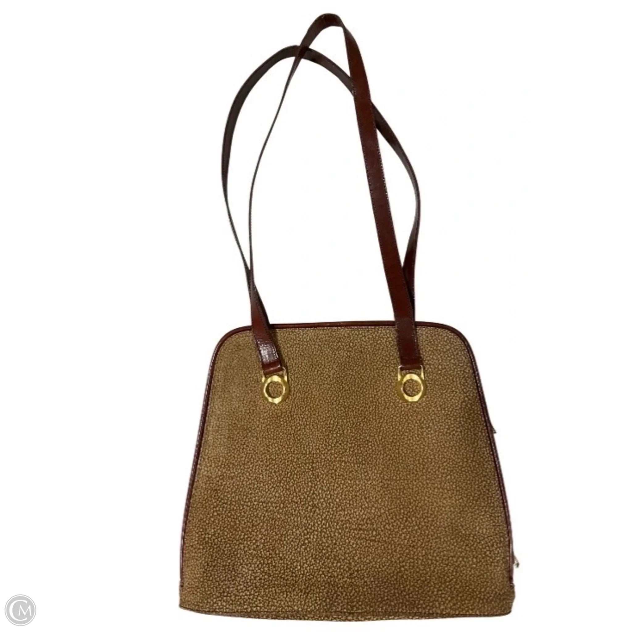 Handbag Leather By Cma, Size: Large