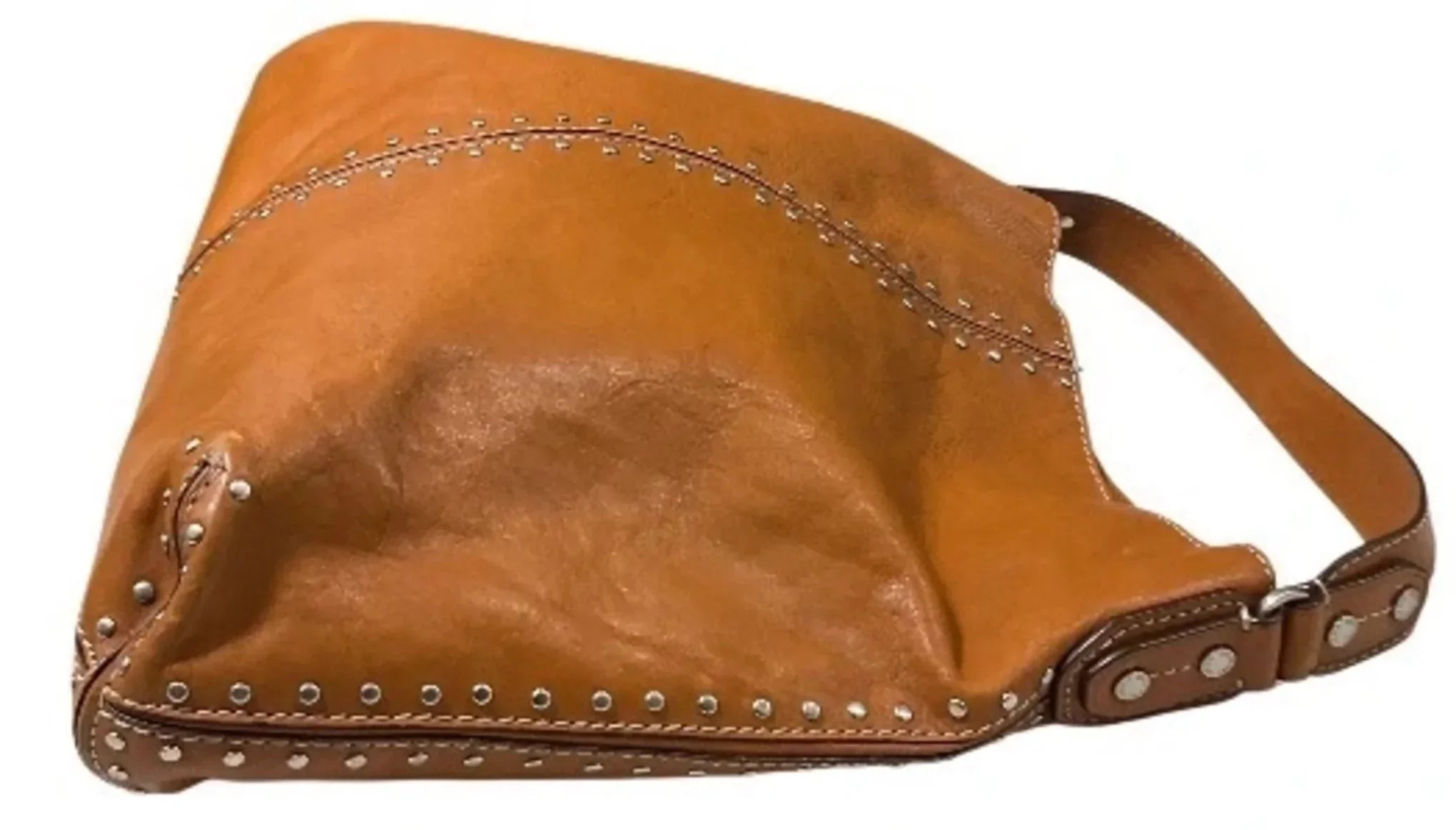 Handbag Leather By Michael By Michael Kors, Size: Large