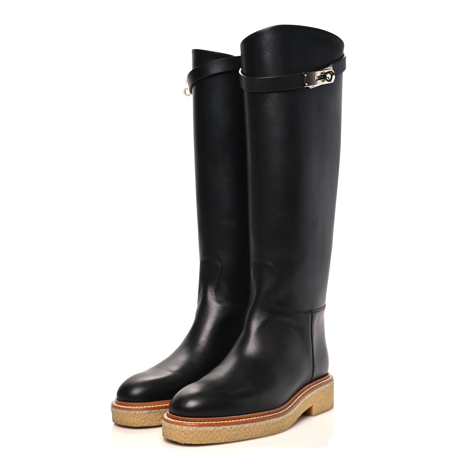 Calfskin Honey Boots 36 Black