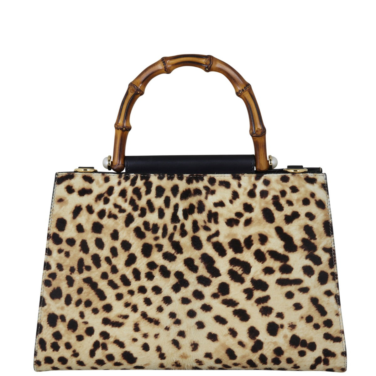Gucci Nymphaea Top Handle Calf Hair Bag