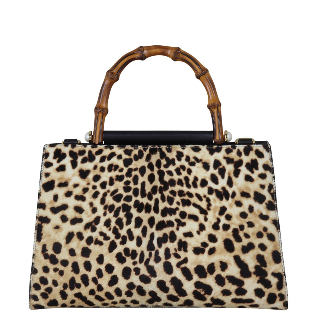 Gucci Nymphaea Top Handle Calf Hair Bag