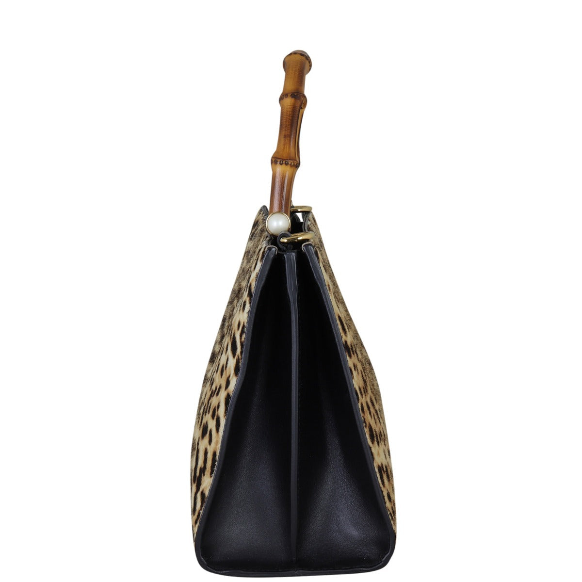 Gucci Nymphaea Top Handle Calf Hair Bag