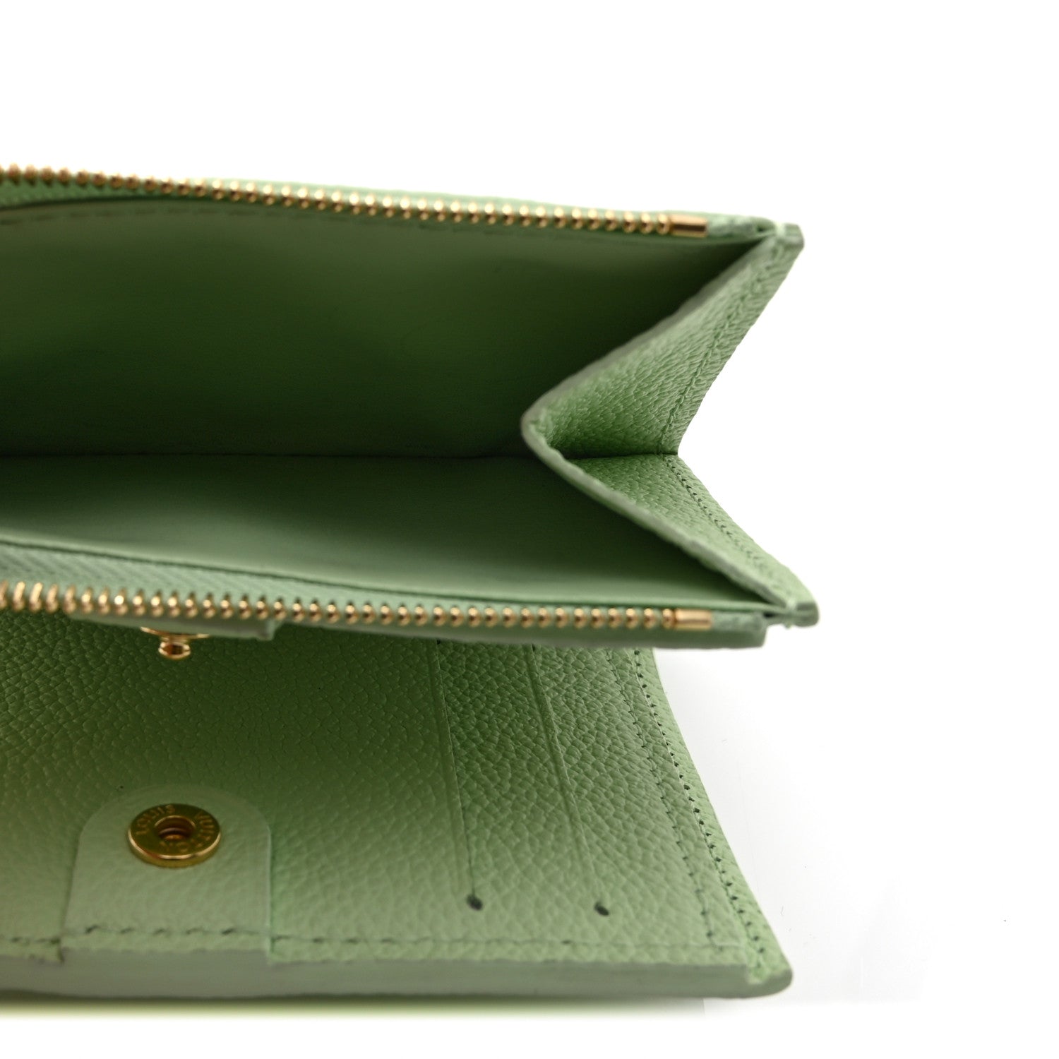 X TM Empreinte Monogram Lisa Wallet Green Tea