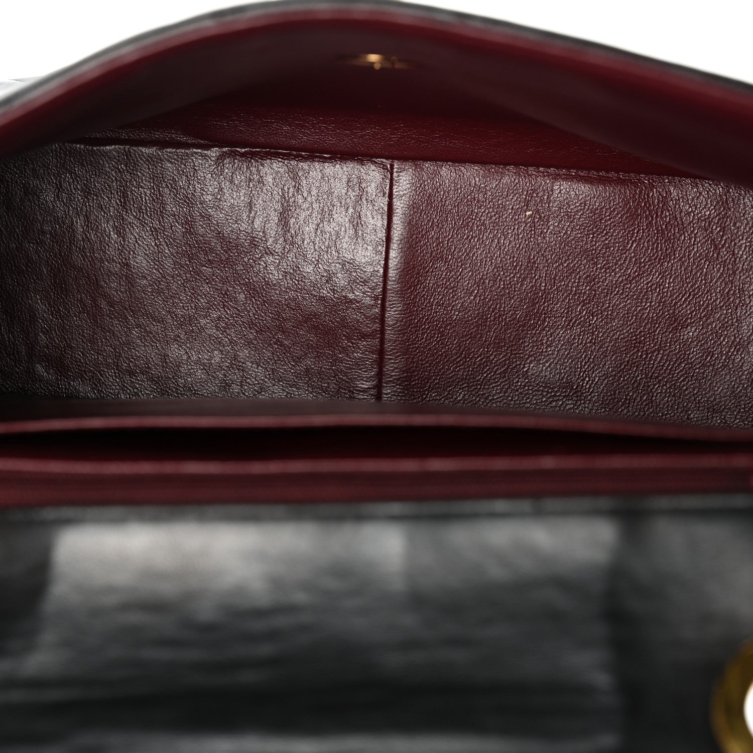 Lambskin Quilted Medium Single Flap Black