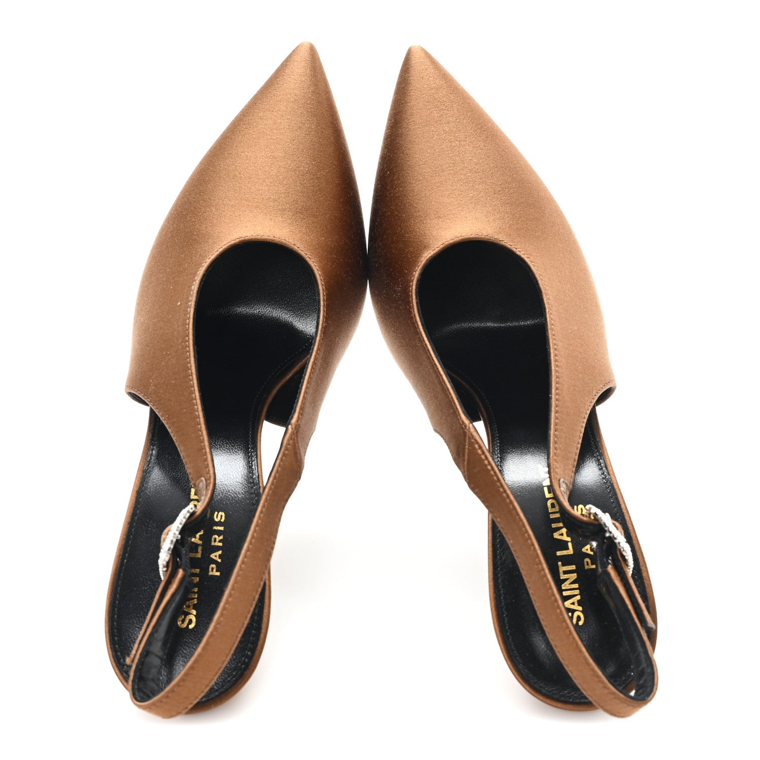 Silk Satin Yasmeen 115 Slingback Pumps 36.5 Alpen Mou