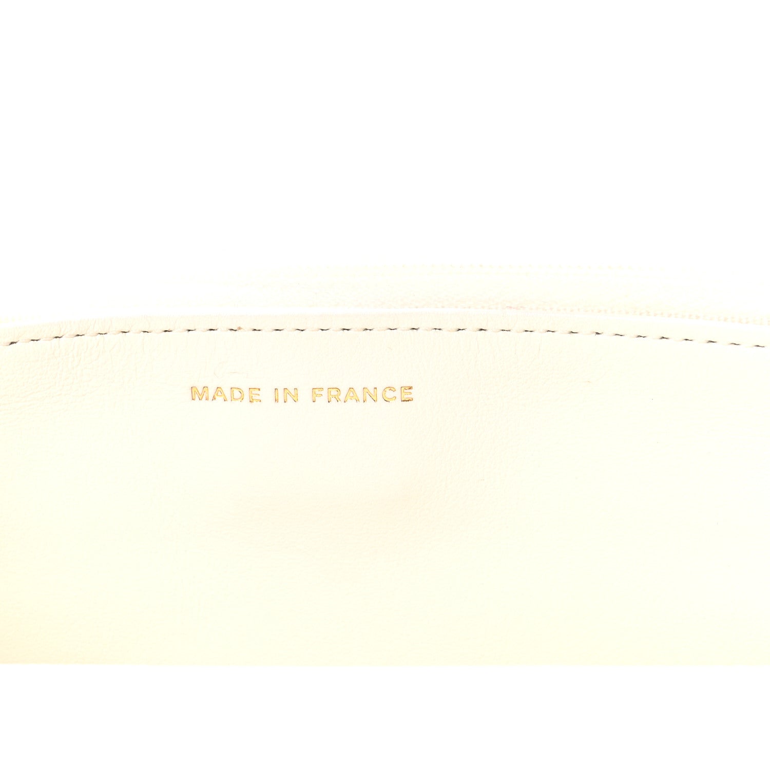 Caviar Quilted Wallet On Chain WOC White