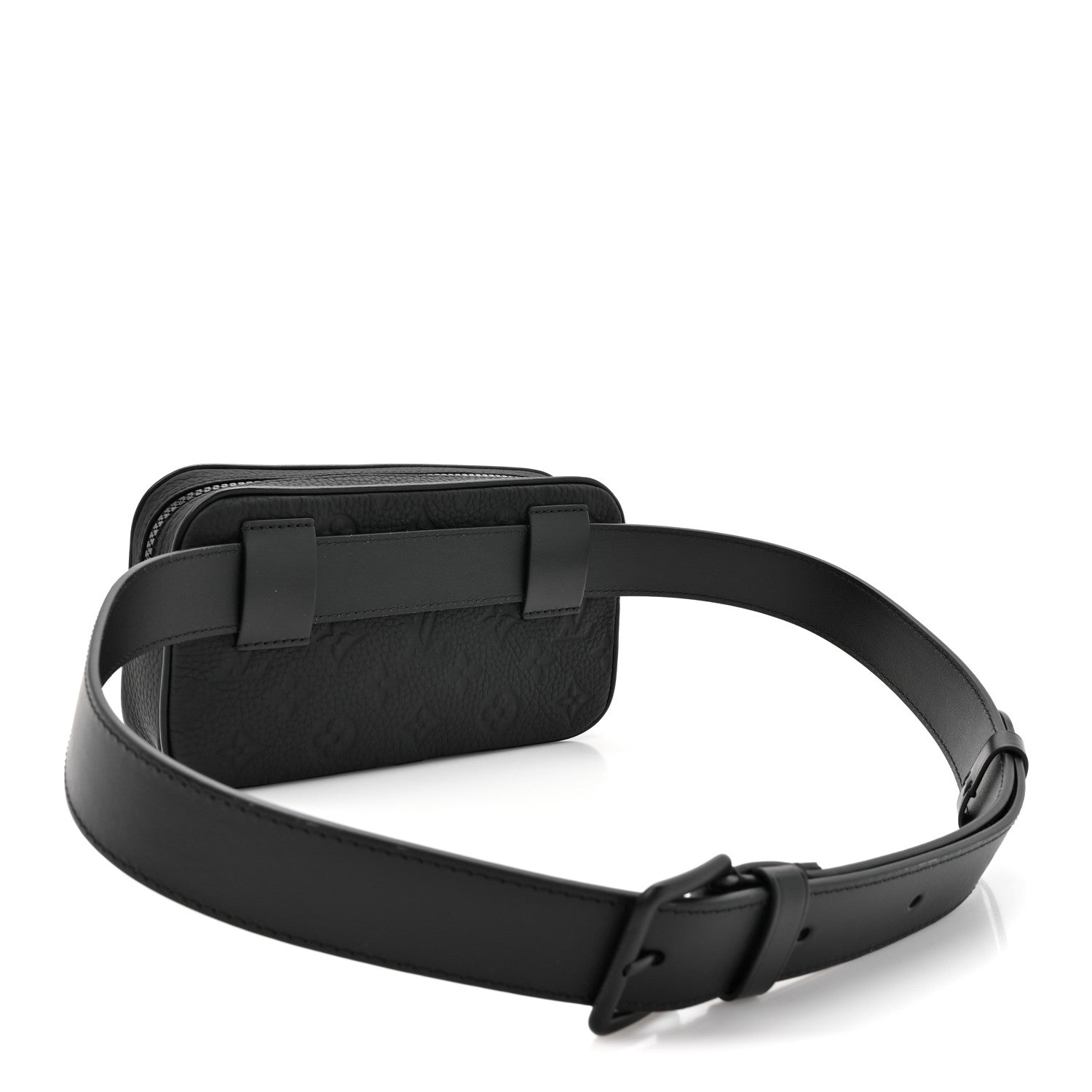 Taurillon Monogram Uniformes Solar Ray Soft Pochette Volga Belt Bag Black