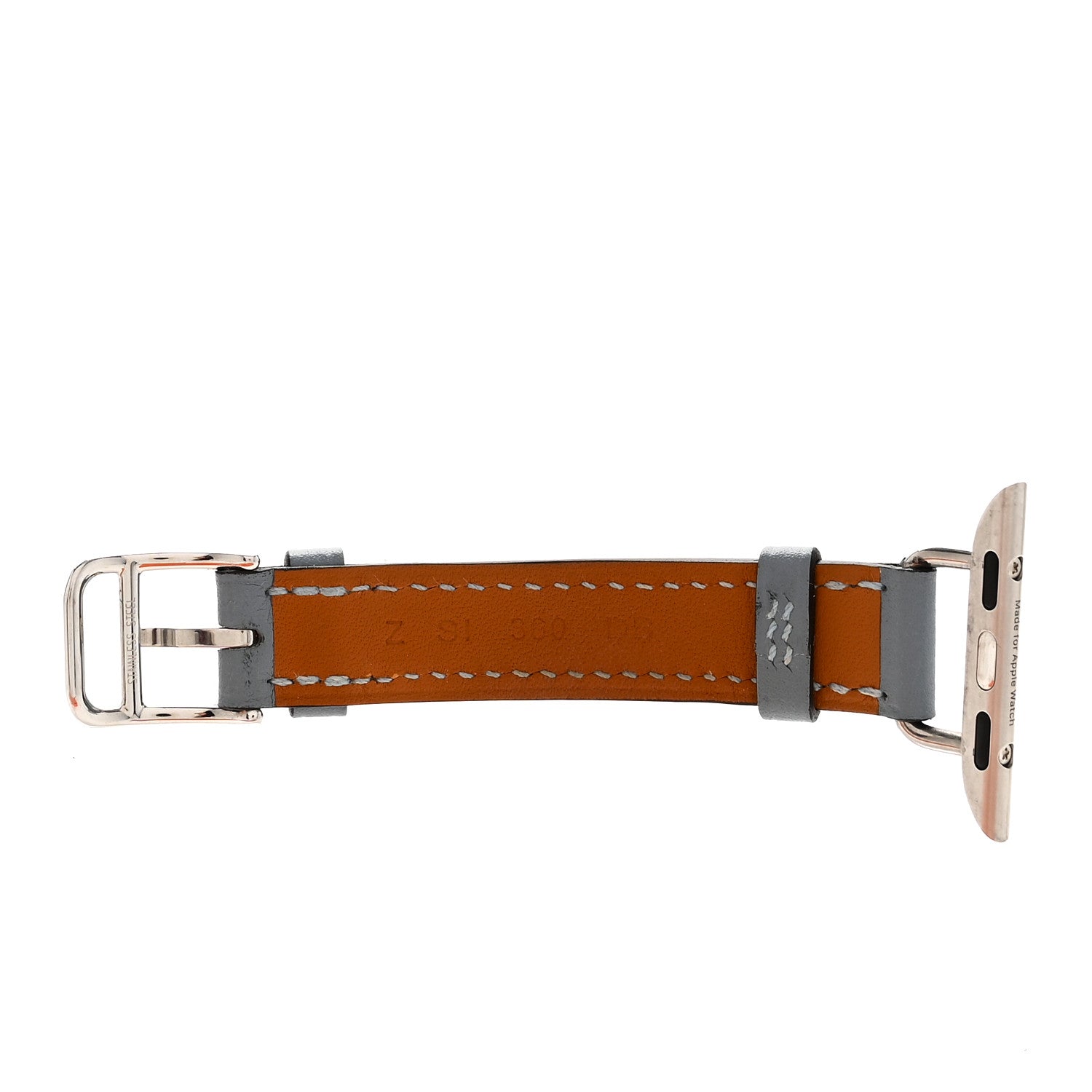 Swift 41mm Apple Watch Attelage Double Tour Band Bleu Lin