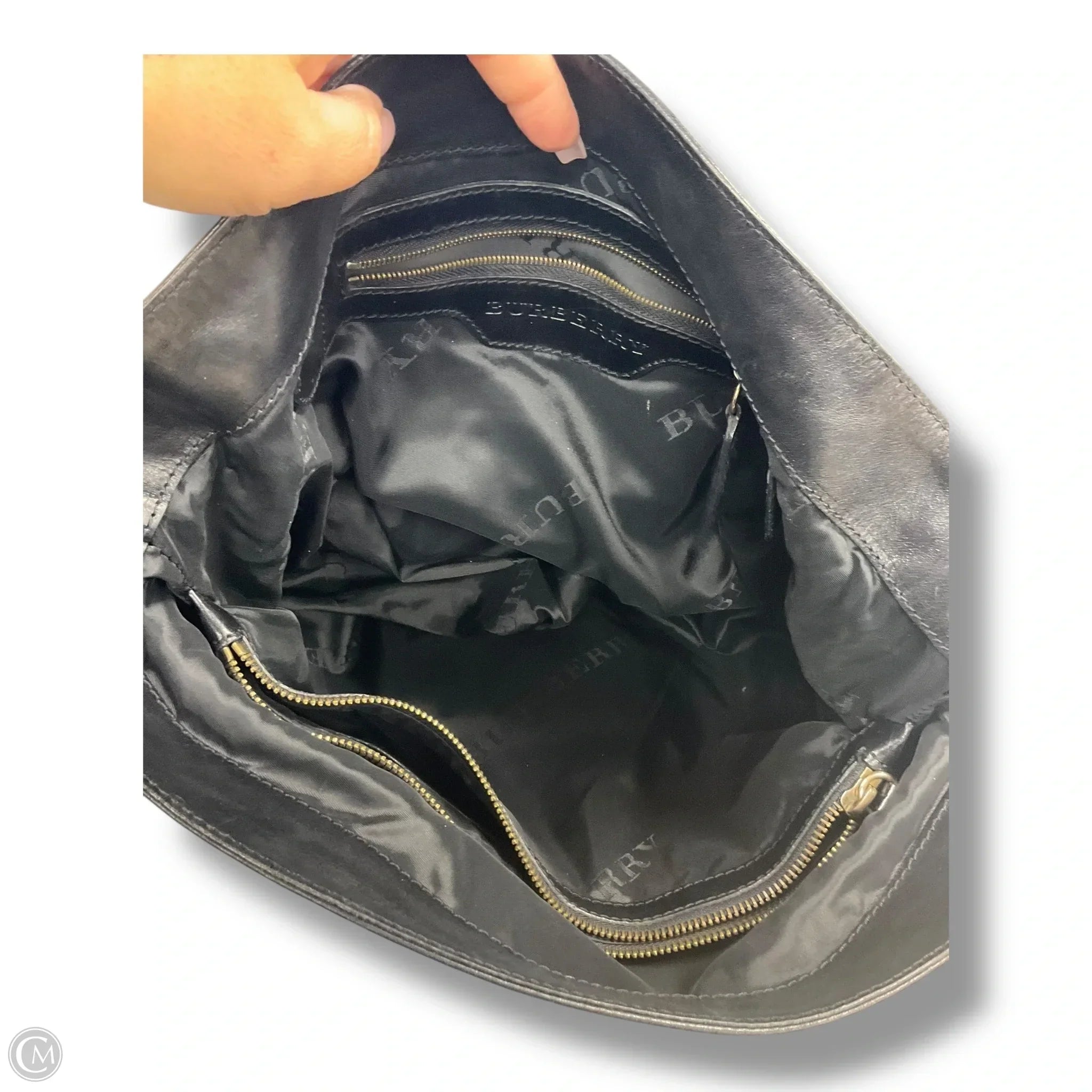 Tote Luxury Designer By Burberry, Size: Large