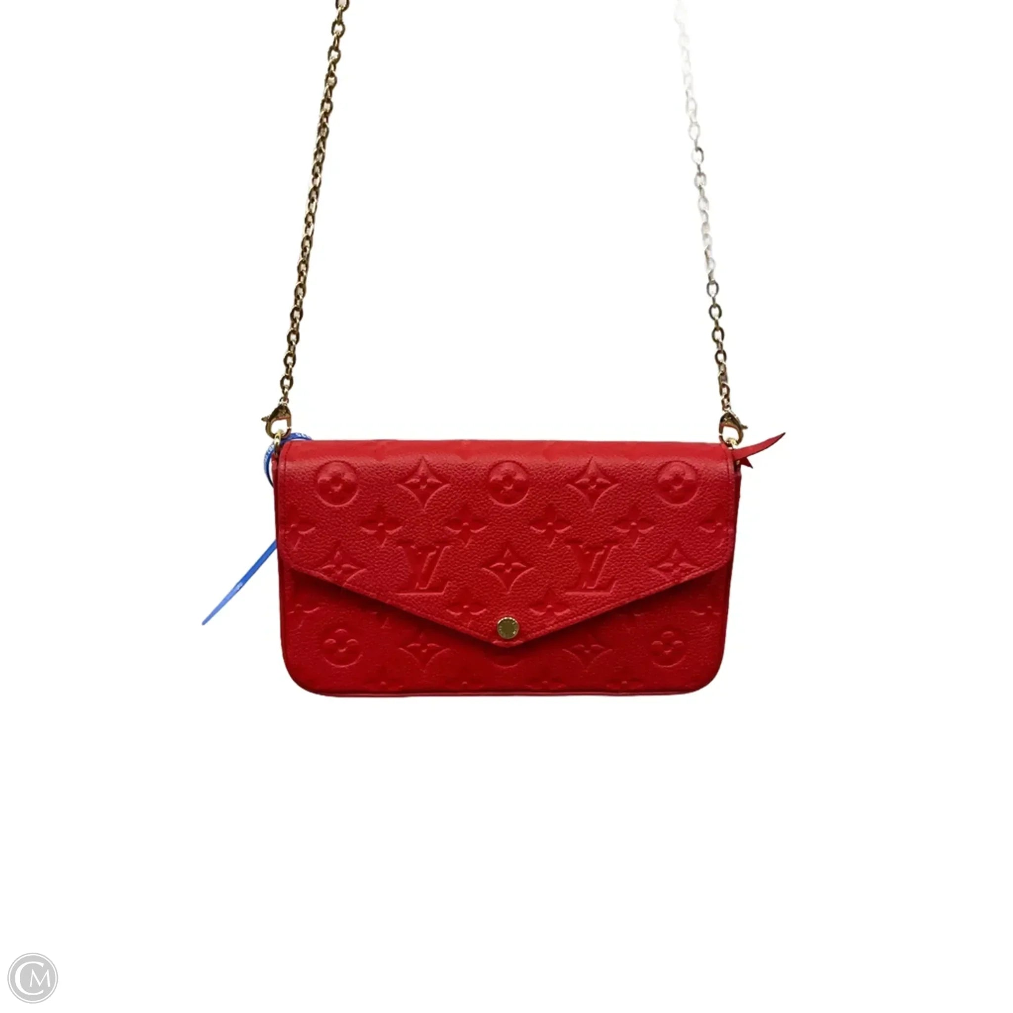 Crossbody Luxury Designer By Louis Vuitton, Size: Medium 2 pouches included