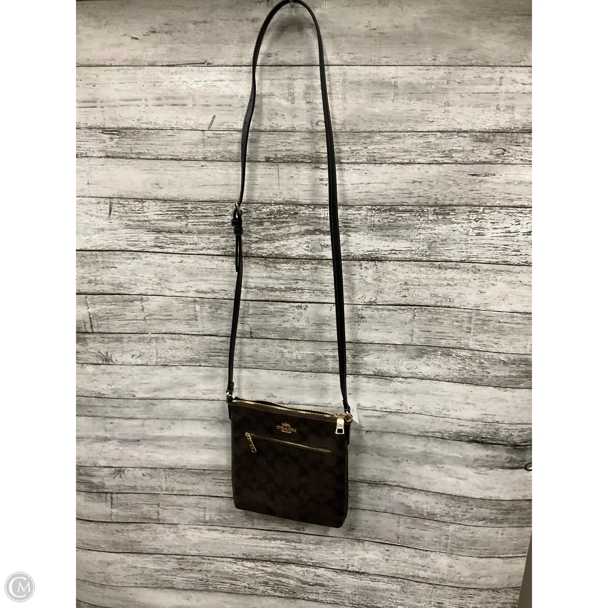 Crossbody Designer By Coach, Size: Medium