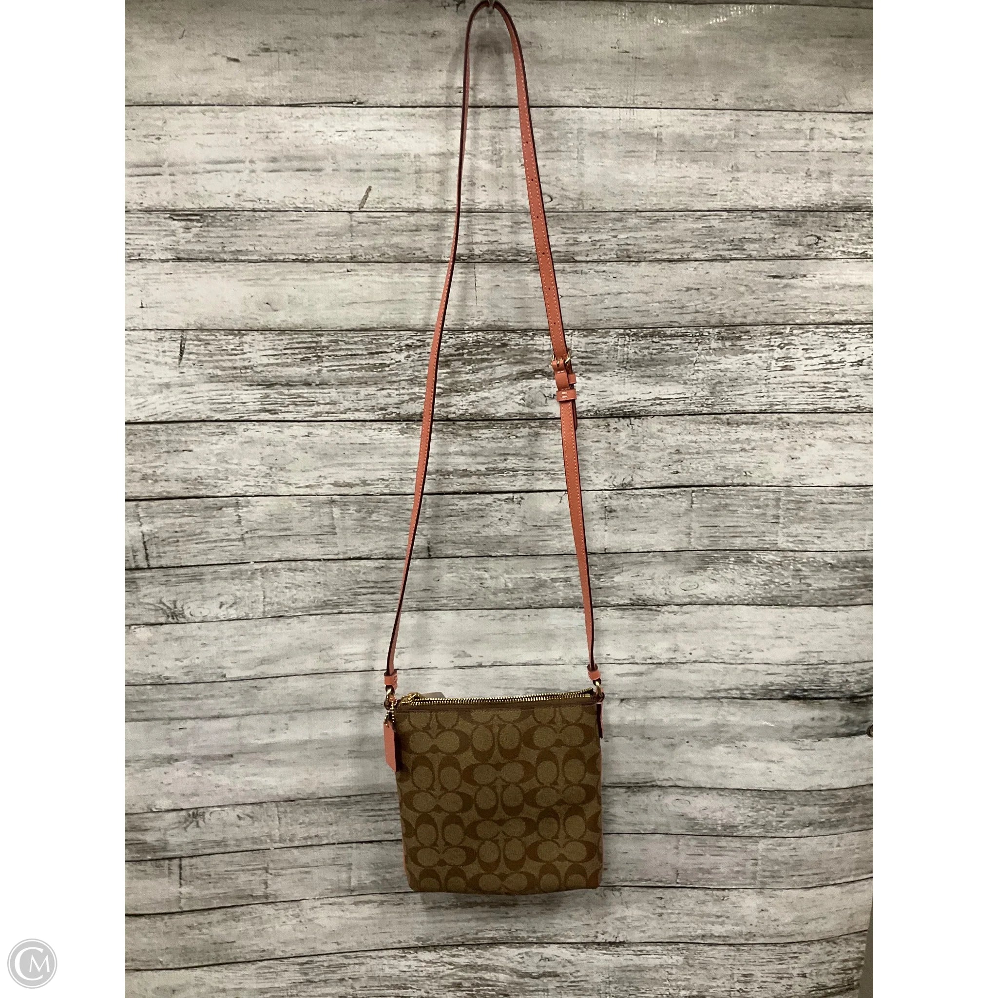 Crossbody Designer By Coach, Size: Medium