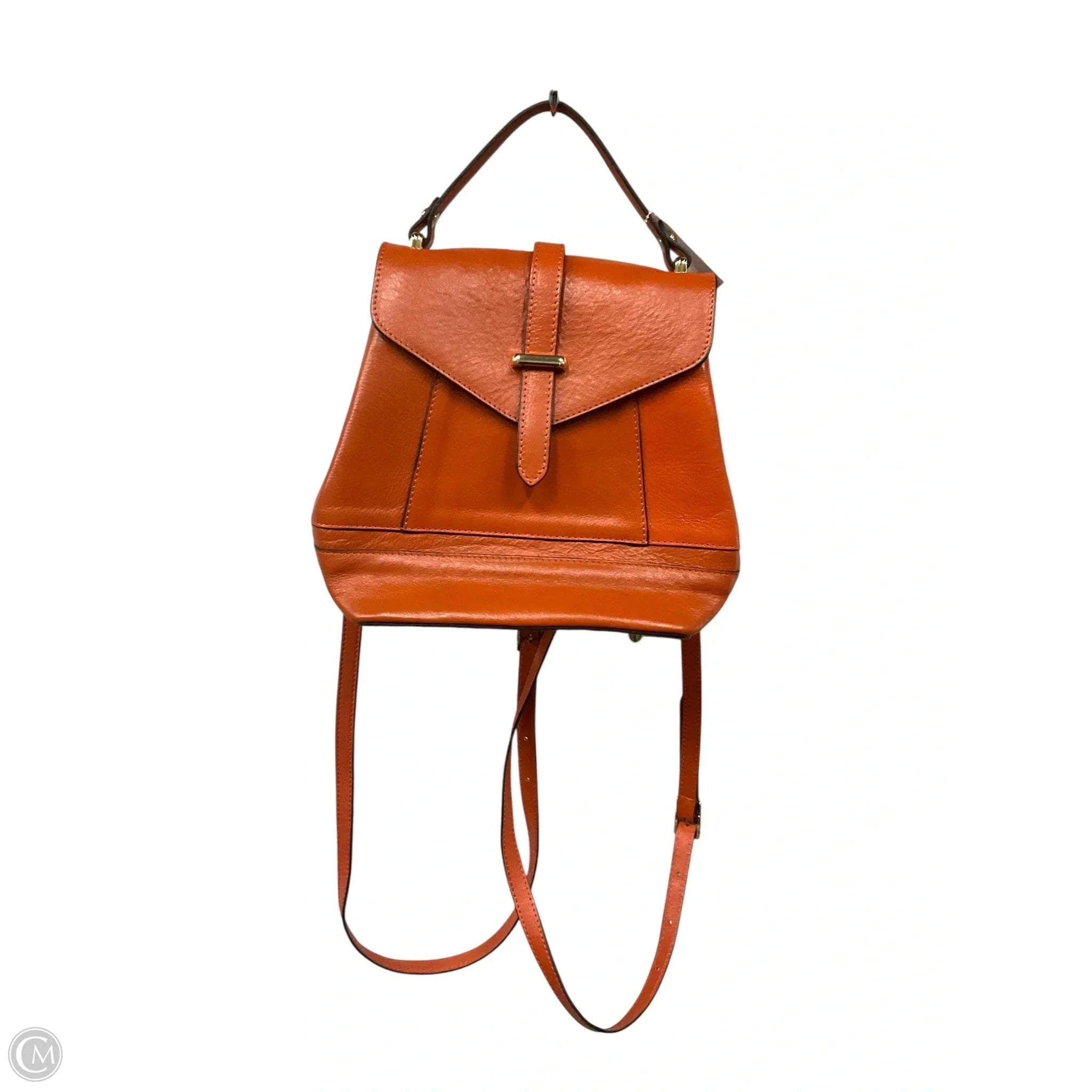 Backpack Leather By Clothes Mentor, Size: Small