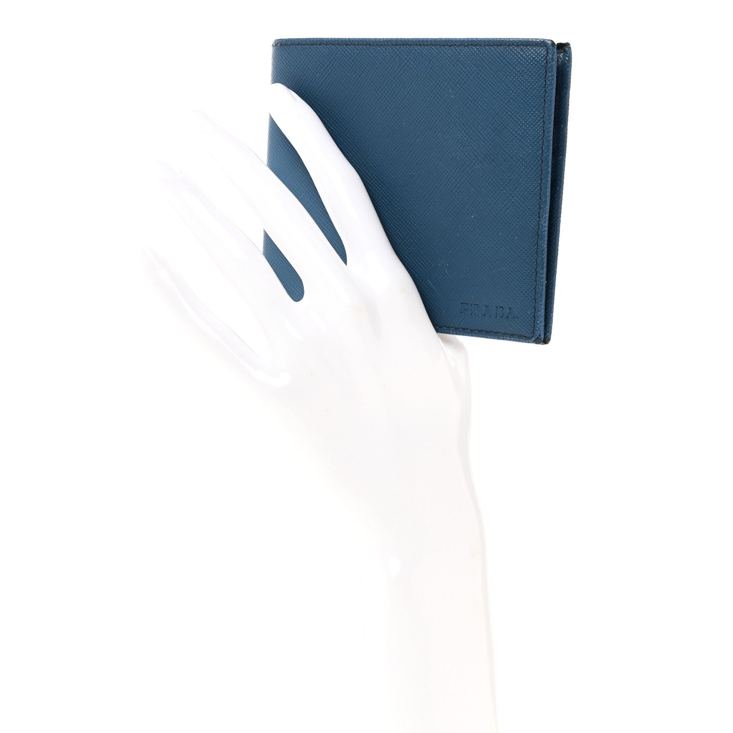 Saffiano Bi-Fold Wallet Cobalto