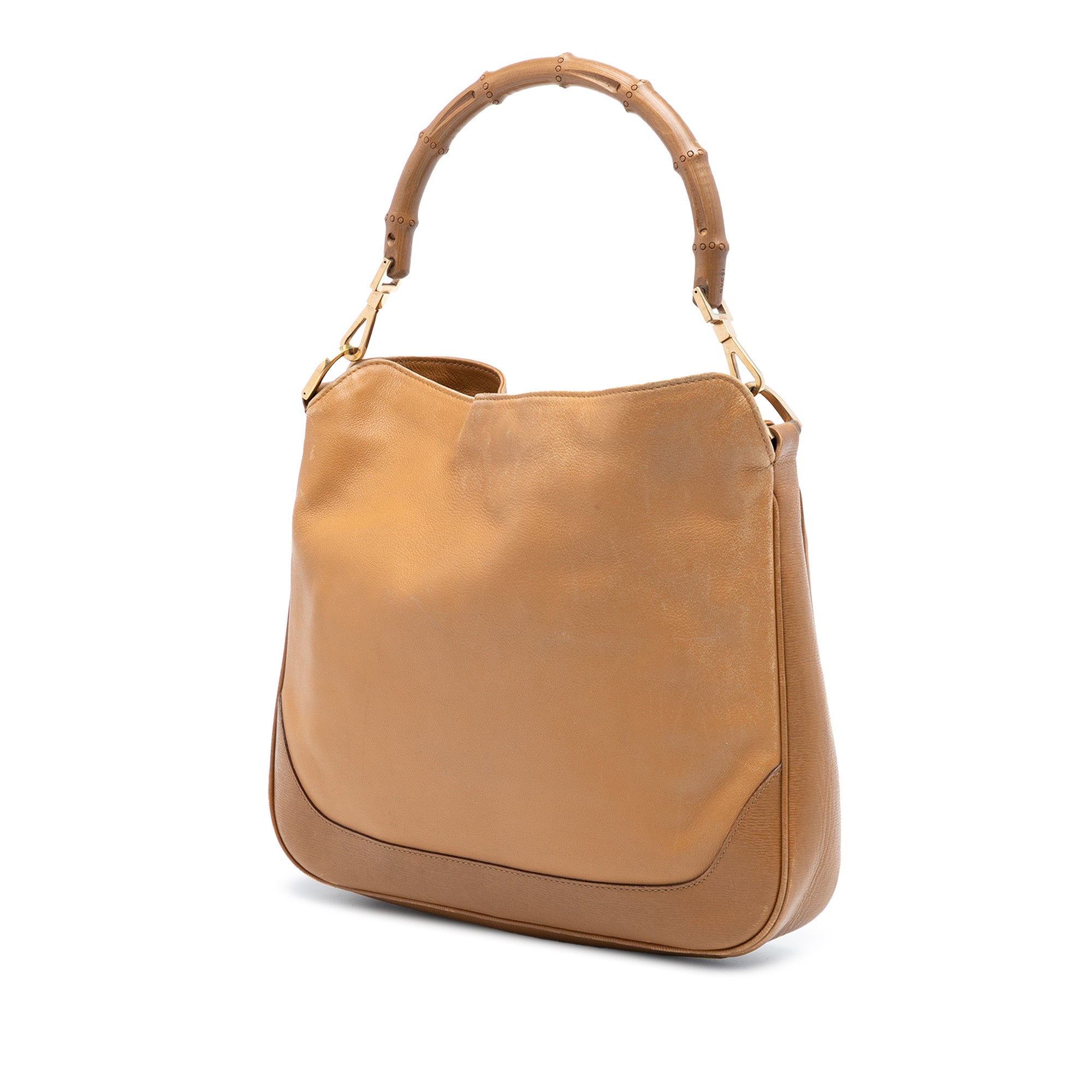 Diana Bamboo Shoulder Bag Leather Medium