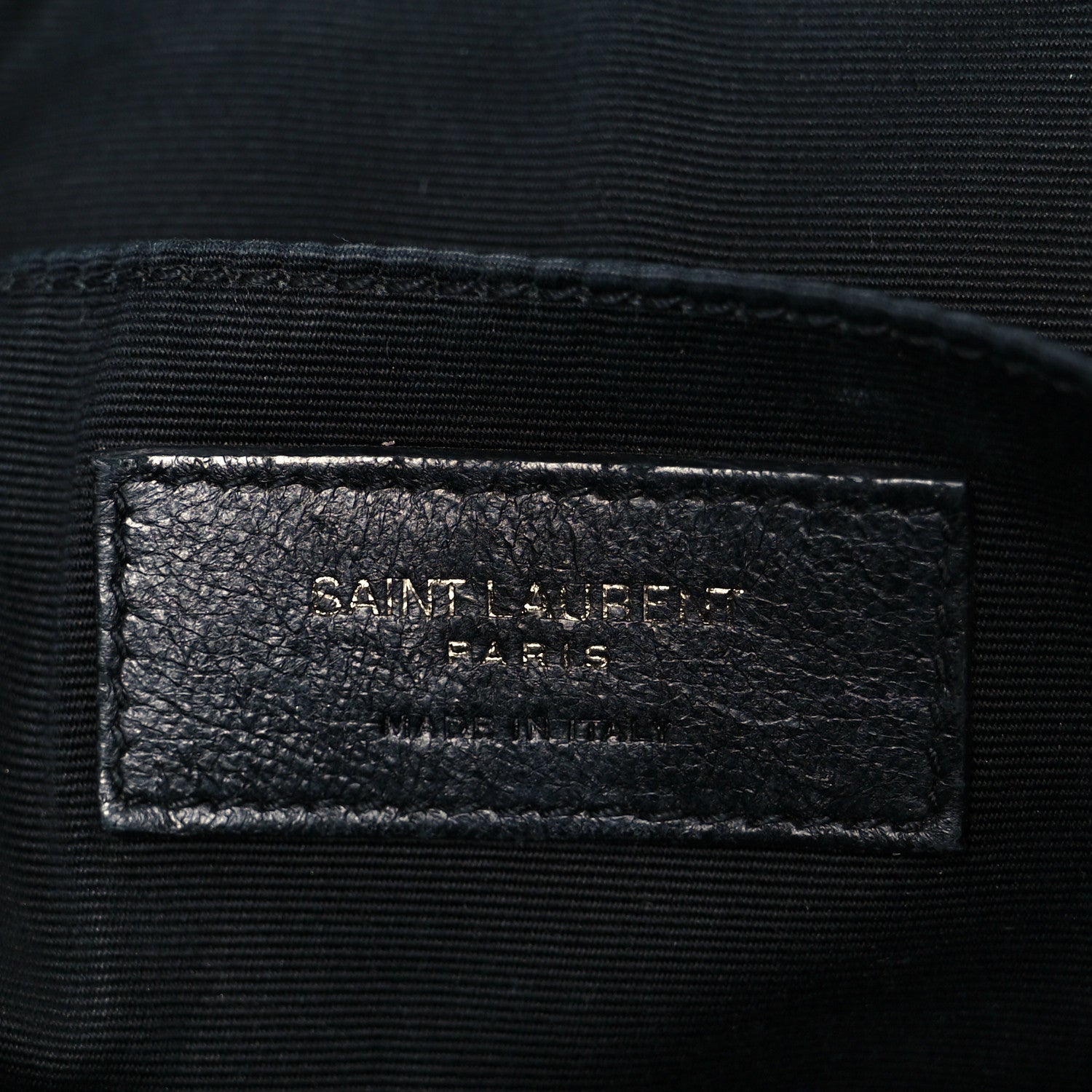 Calfskin Matelasse Monogram Monochrome Lou Camera Bag Black