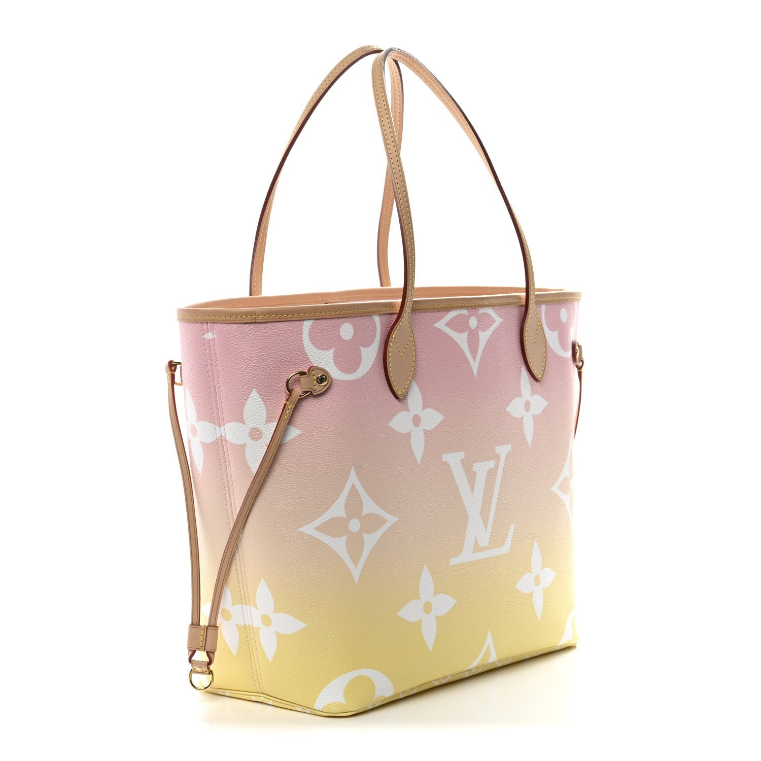 Monogram Giant By The Pool Neverfull MM Light Pink
