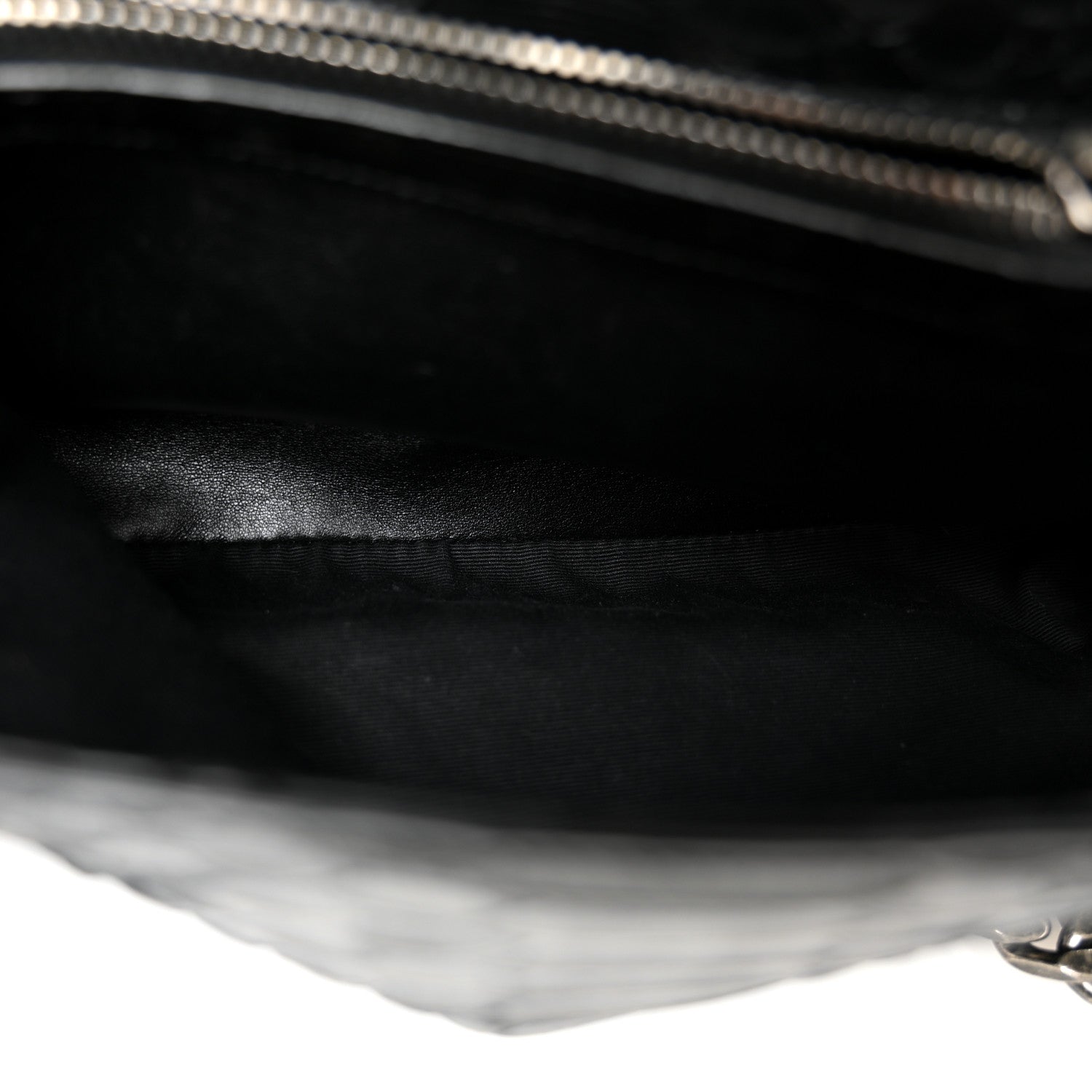 Calfskin Python Embossed Monogram Medium College Bag Black