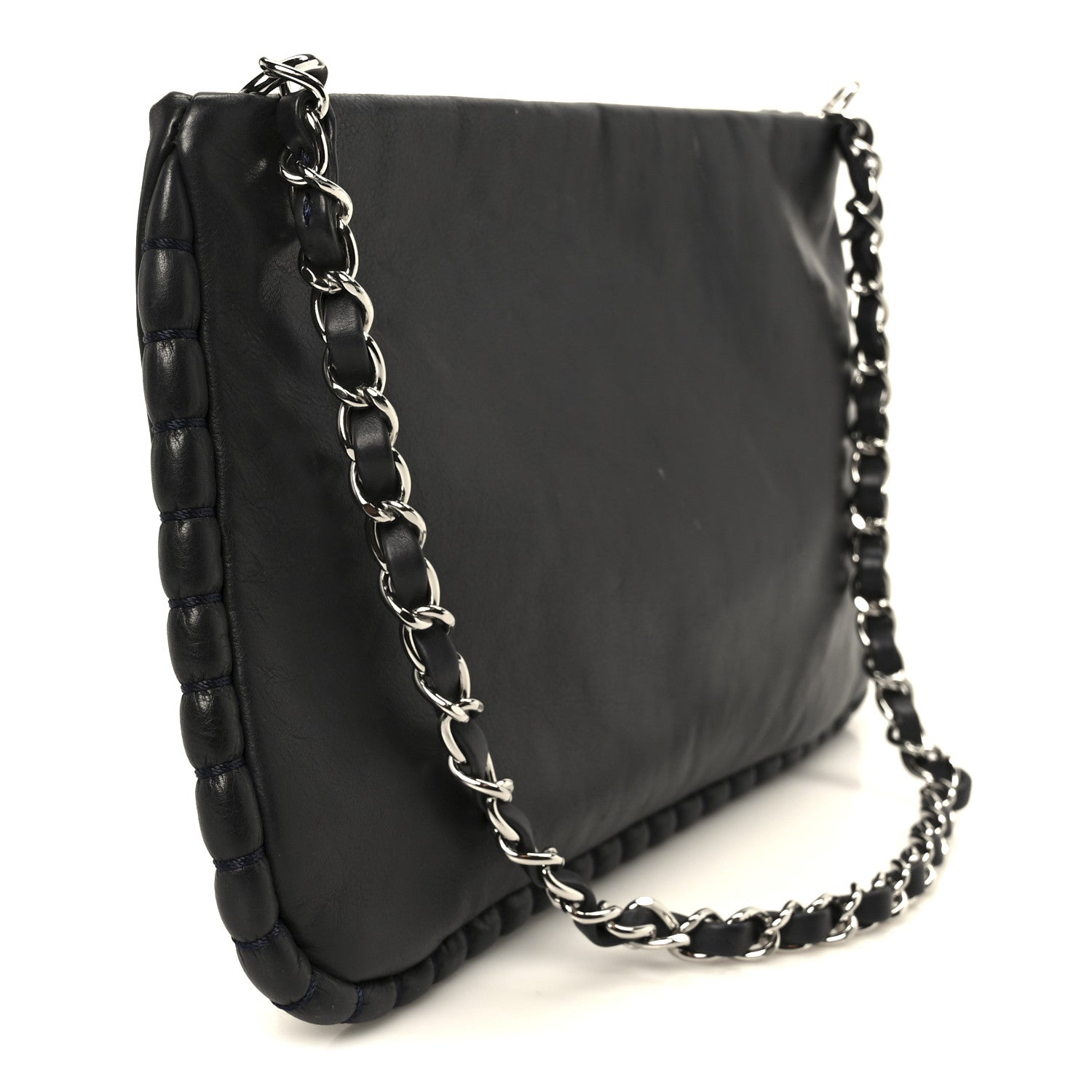 Calfskin On the Bund Pochette Black