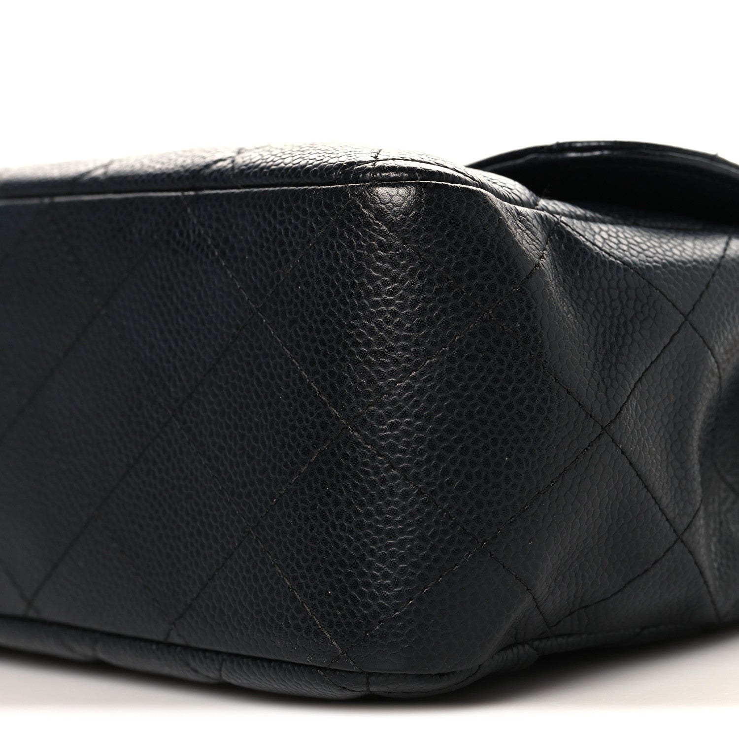 Caviar Quilted Jumbo Single Flap Black
