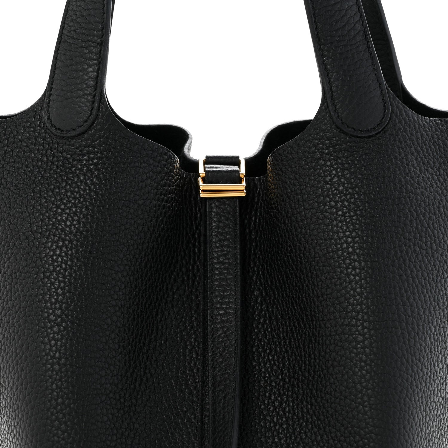Taurillon Clemence Picotin Lock 22 MM Black