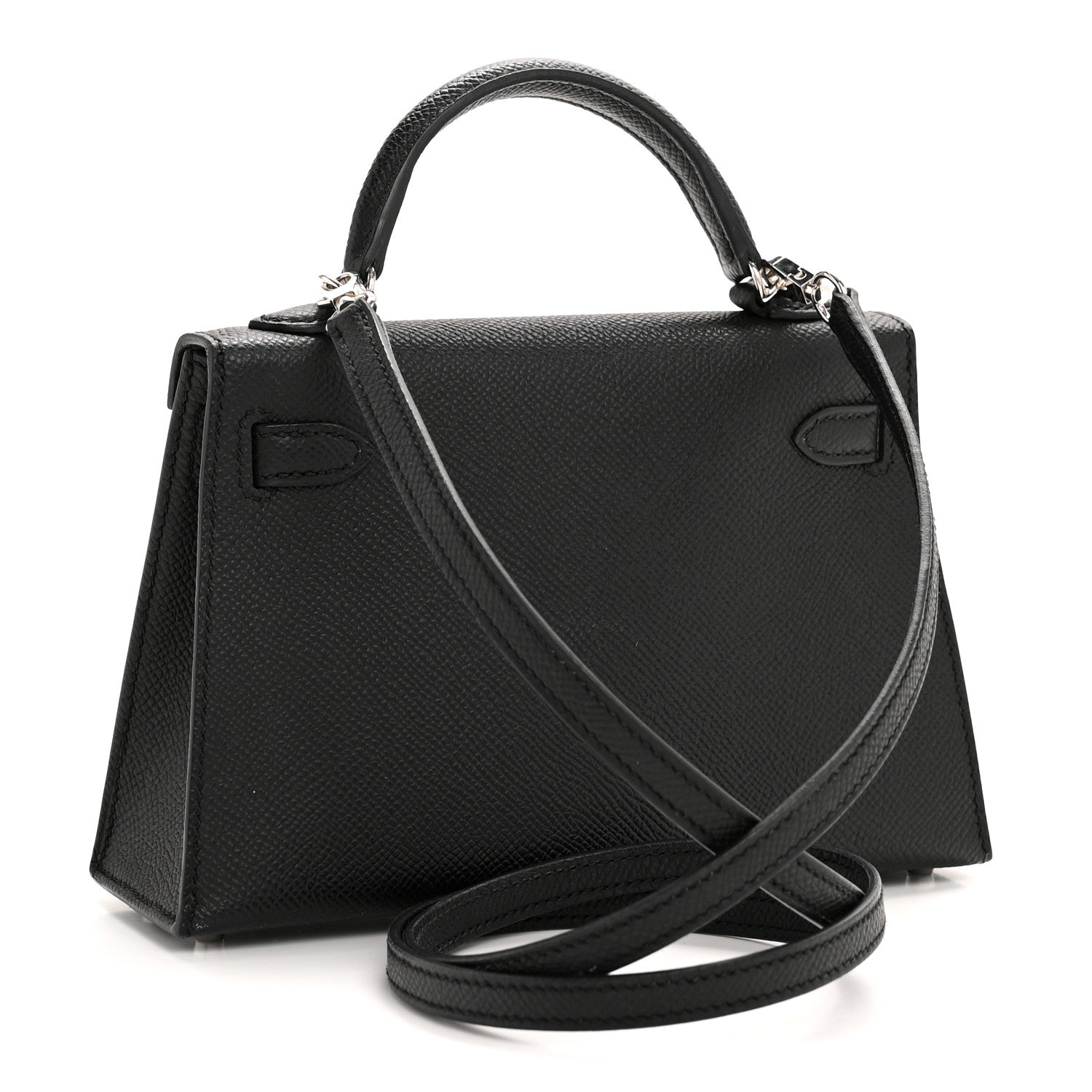 Epsom Mini Kelly Sellier 20 Black
